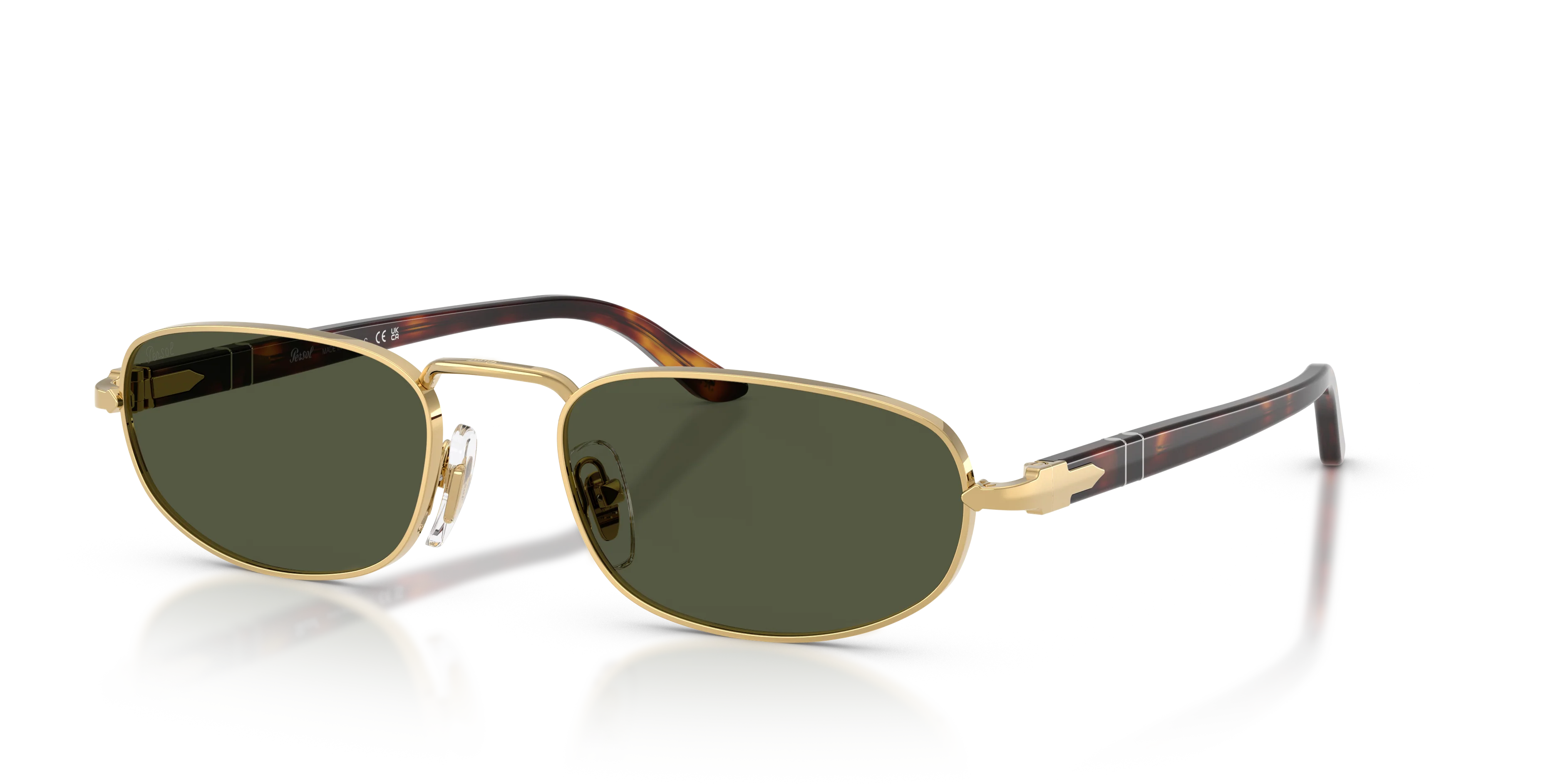 Persol - P01028S - Gold Frame & Green Lens