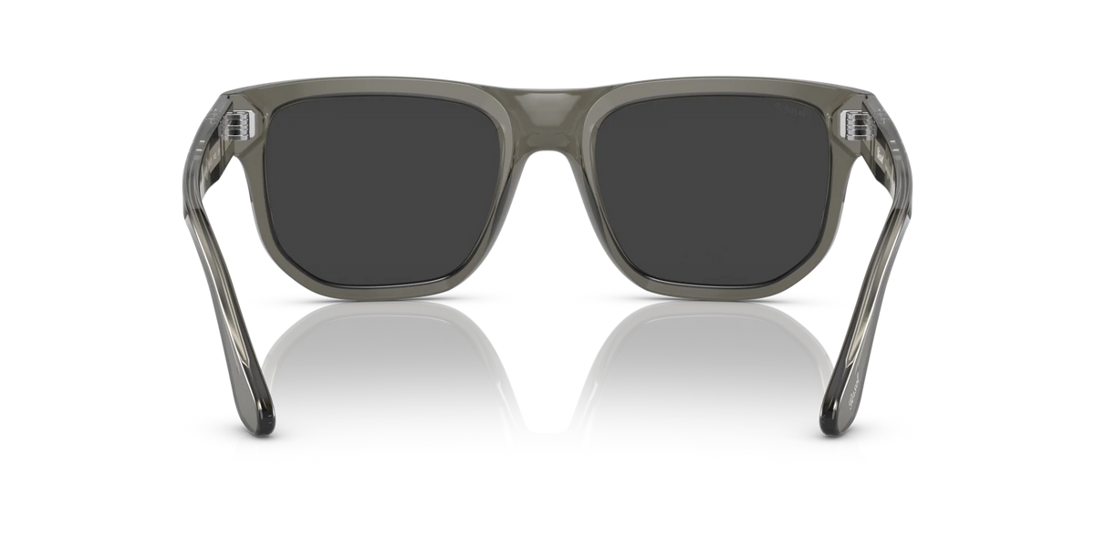 Persol - 0PO3306S - Opal Smoke & Dark Grey Polar Lens