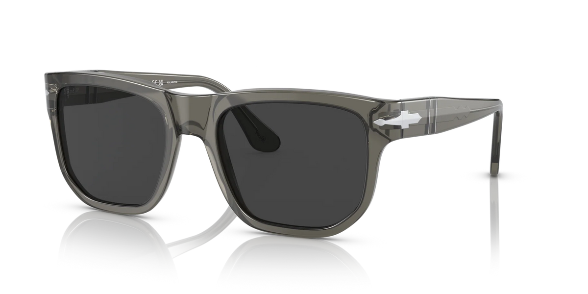 Persol - 0PO3306S - Opal Smoke & Dark Grey Polar Lens