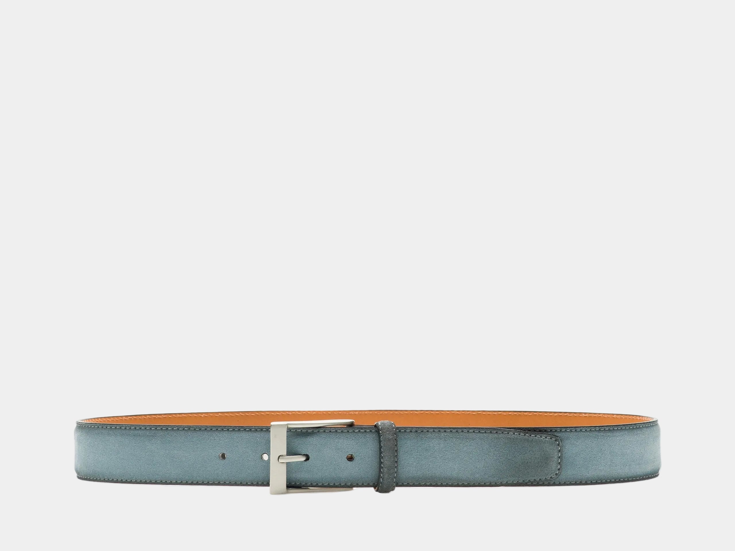Magnanni - Telante Belt - Sky Blue Suede