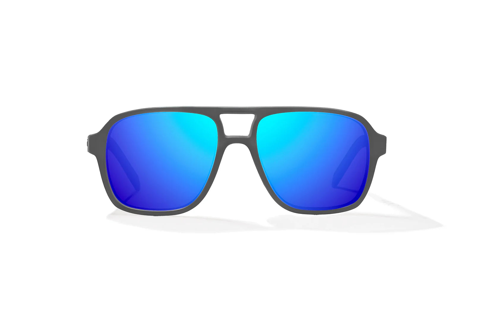 Bajio - 12 South - Gray Glass Matte & Blue Mirror Lens