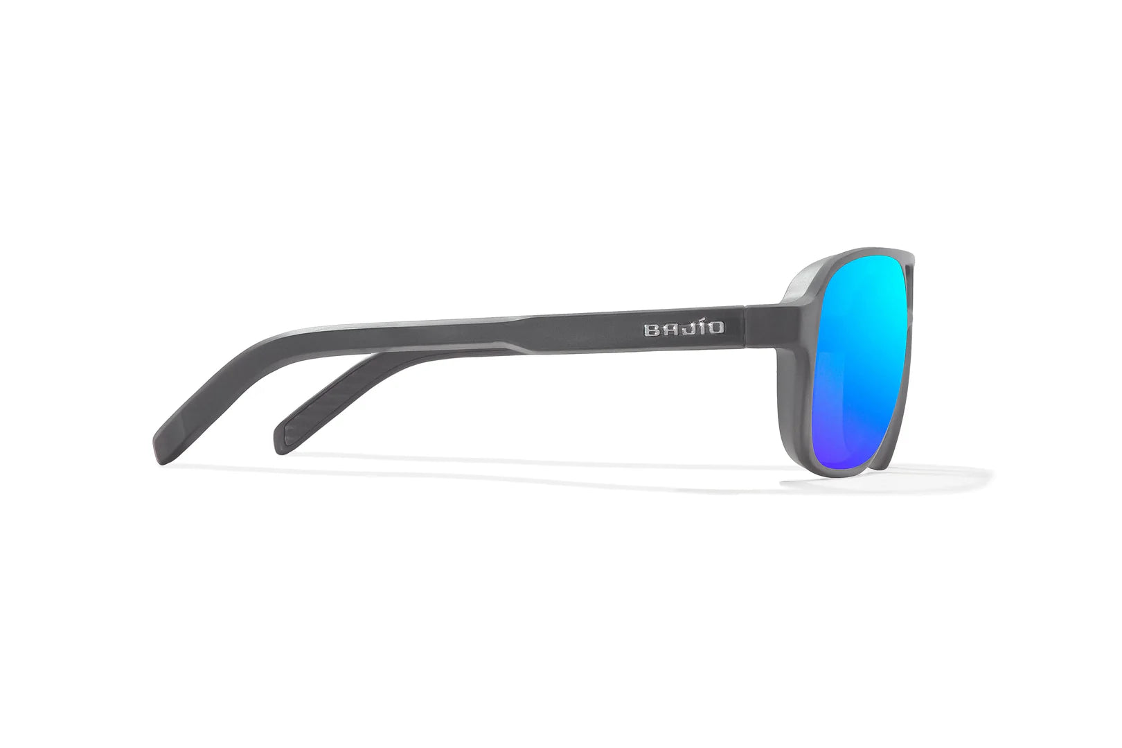 Bajio - 12 South - Gray Glass Matte & Blue Mirror Lens
