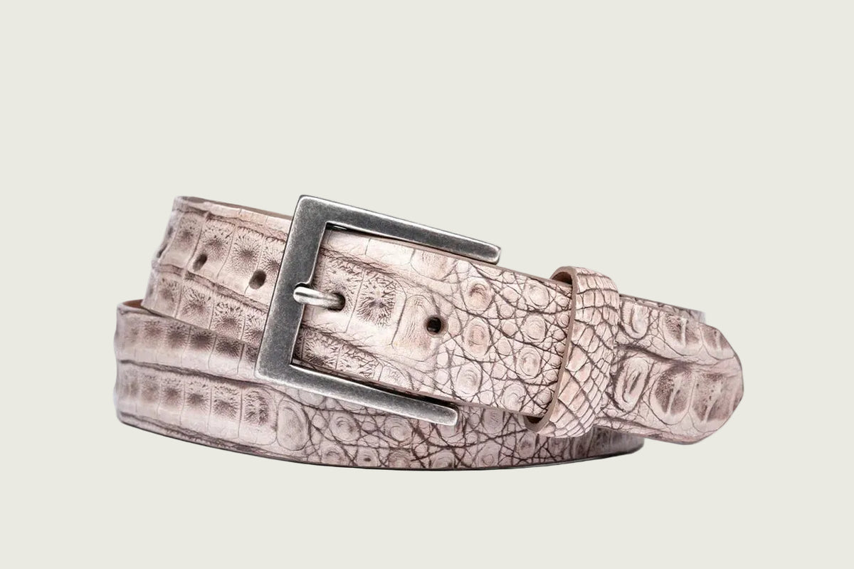 W. Kleinberg - Vintage Caiman Crocodile Belt - Oryx Vintage