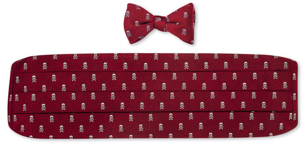 R. Hanauer - Jolly Roger Cummerbund Set Red