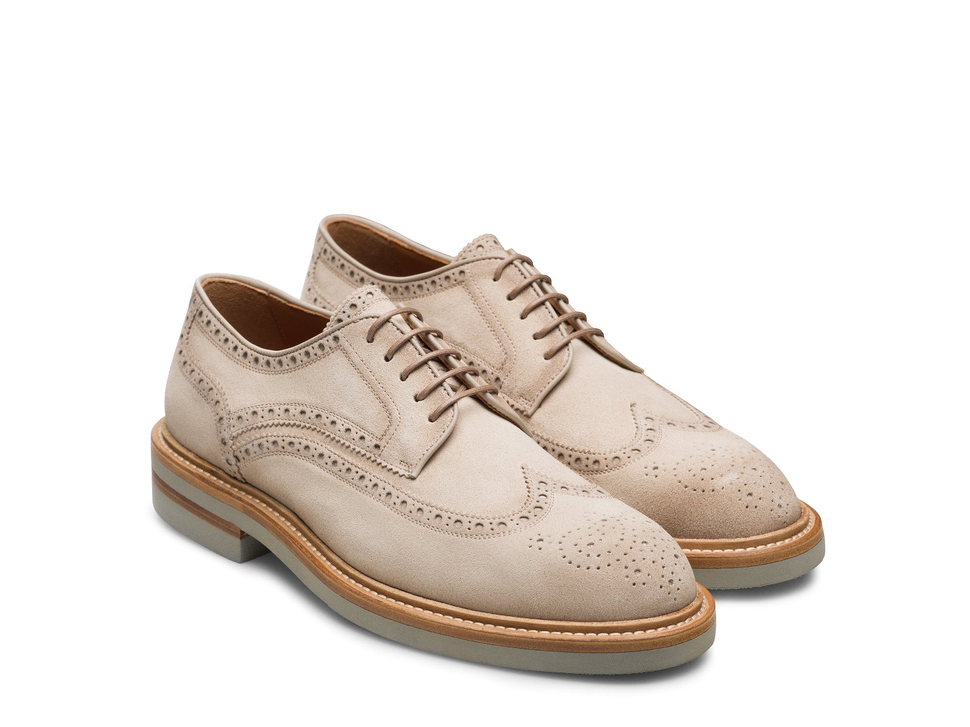 Magnanni - Apolo Wingtip - Salt Suede