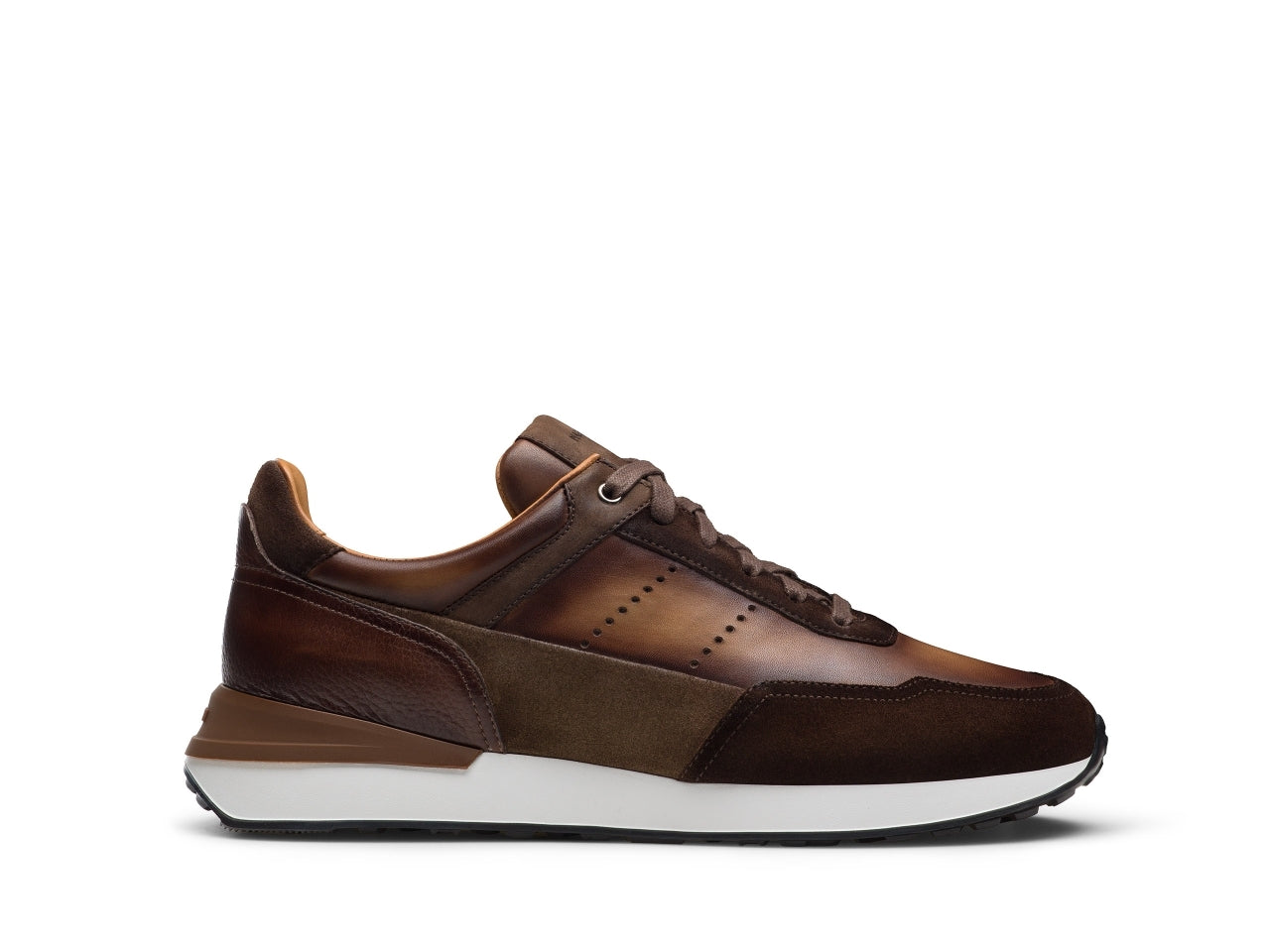 Magnanni - Bravo V - Midbrown Suede & Brown