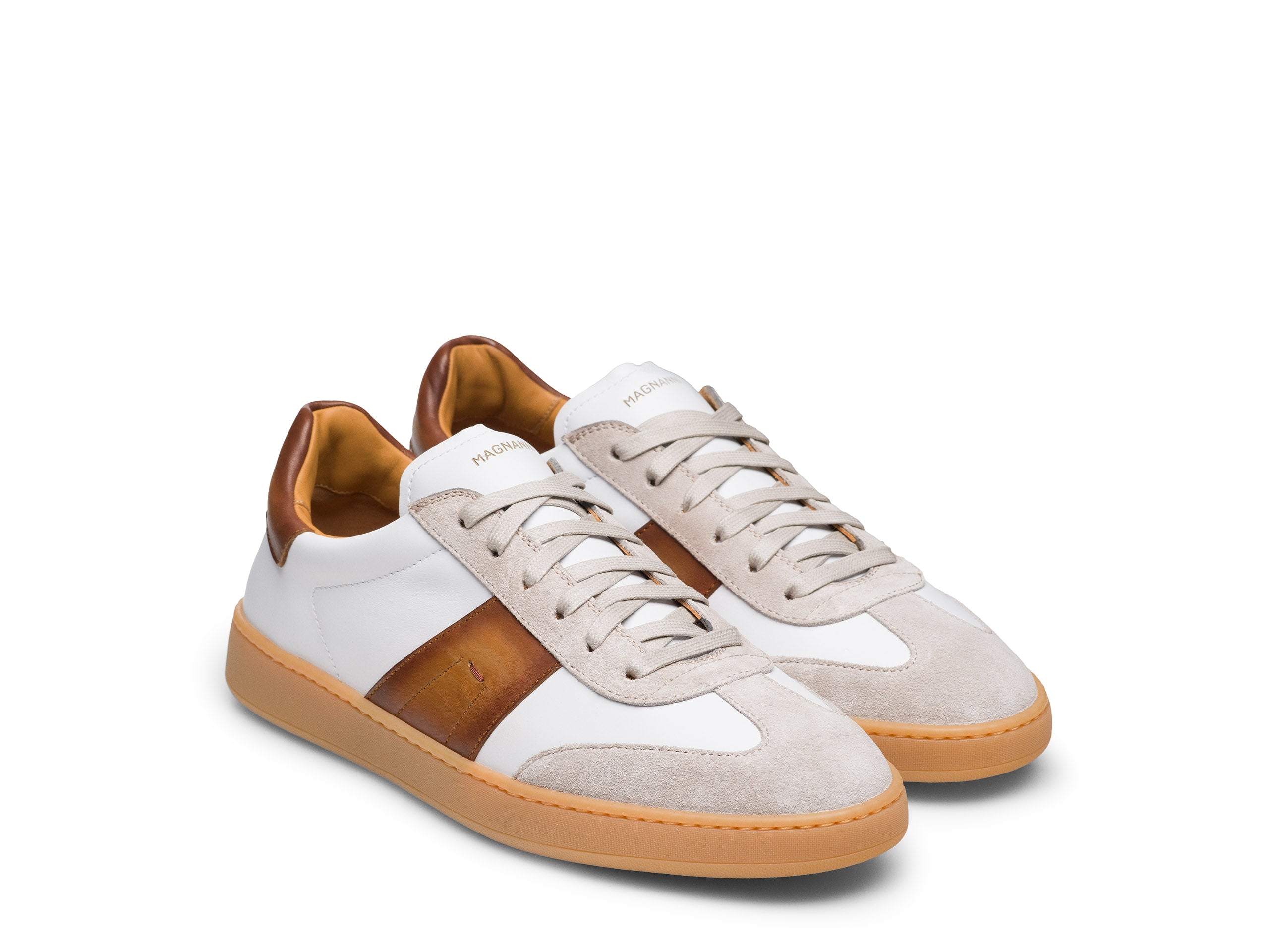 Magnanni - Primera - White/Cuero
