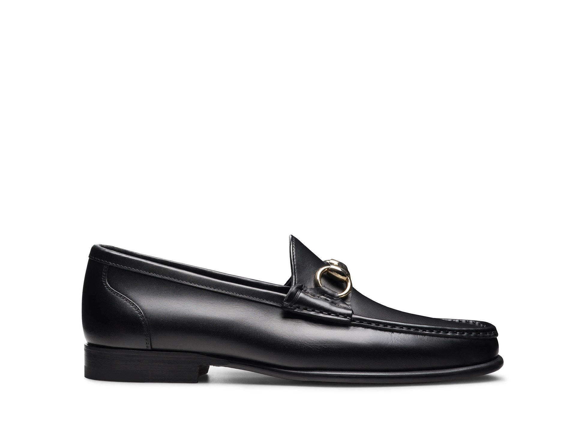 Magnanni - Ginacarlo Moc Toe Bit Loafers - Black