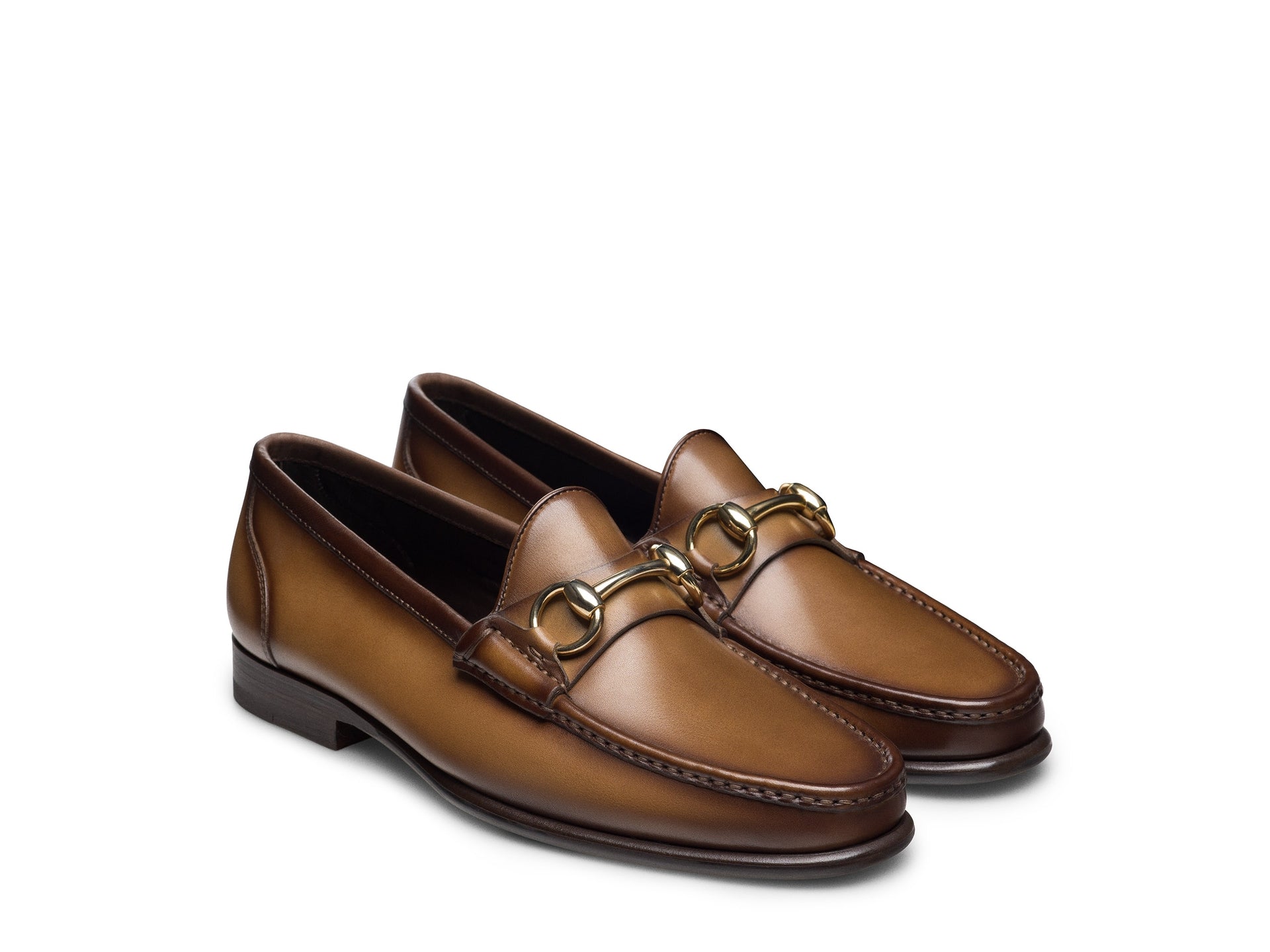 Magnanni - Ginacarlo Moc Toe Bit Loafers - Brown
