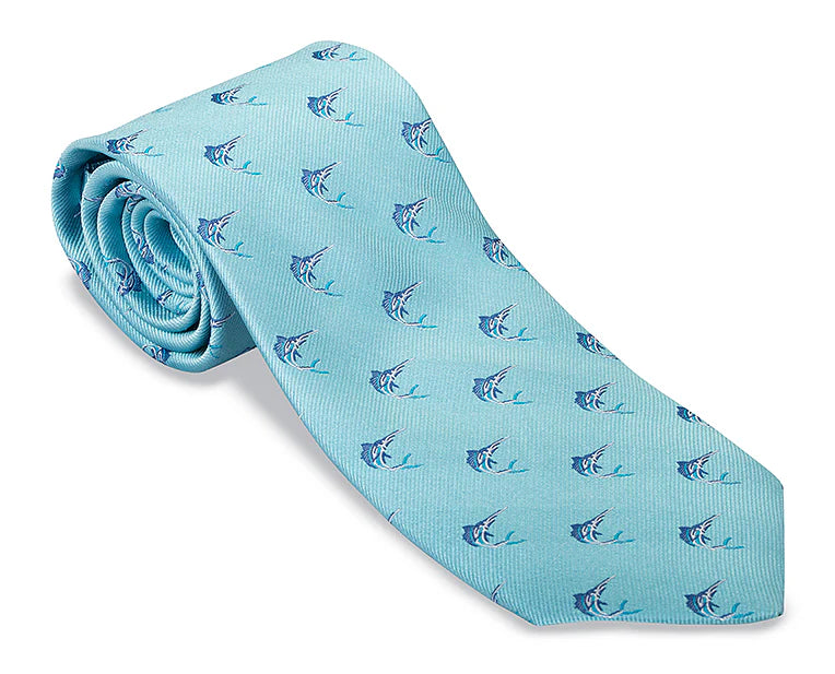R. Hanauer - Aqua Marlins Necktie