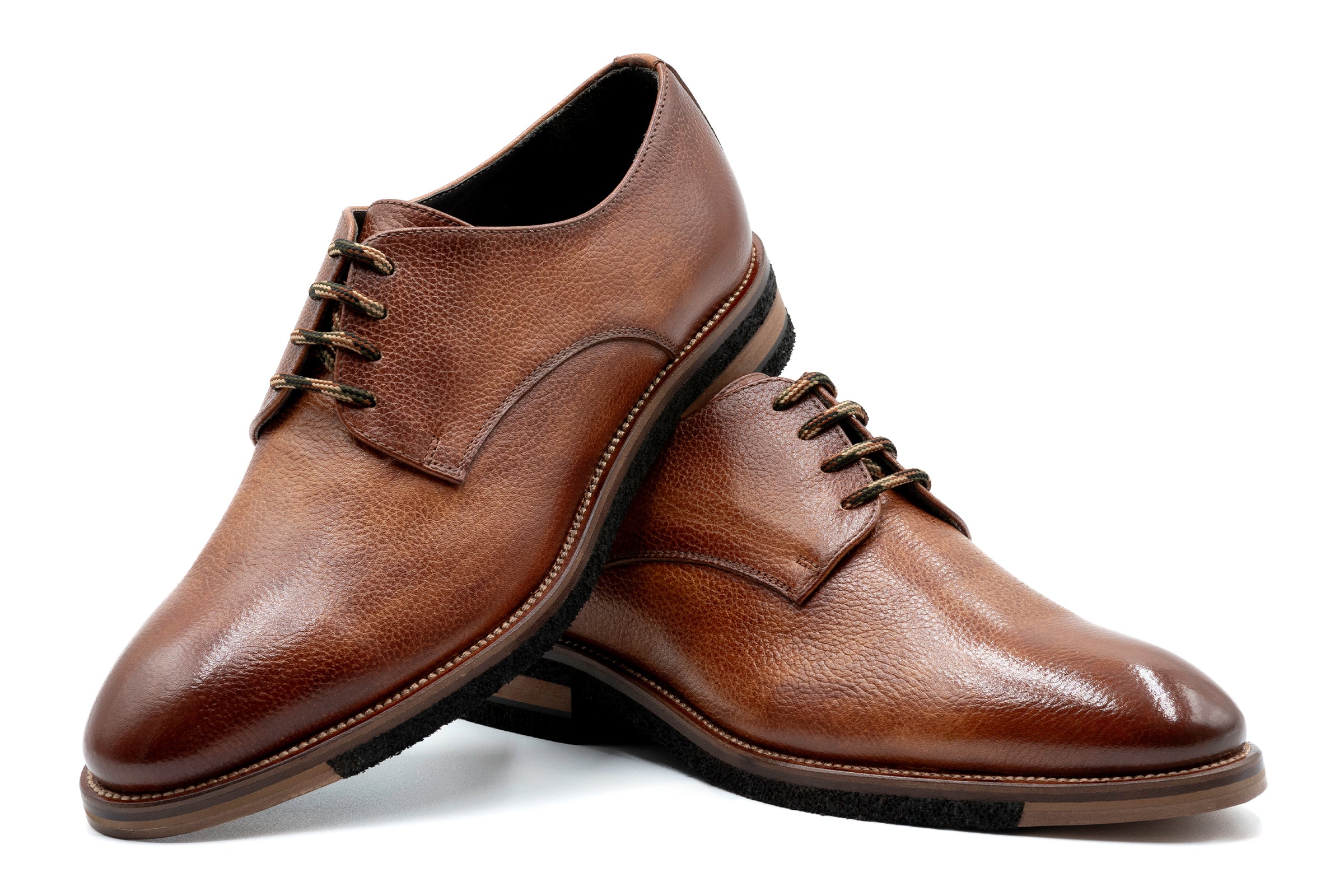Martin Dingman - Tuscan Italian Calf Leather Plain Toe - Whiskey
