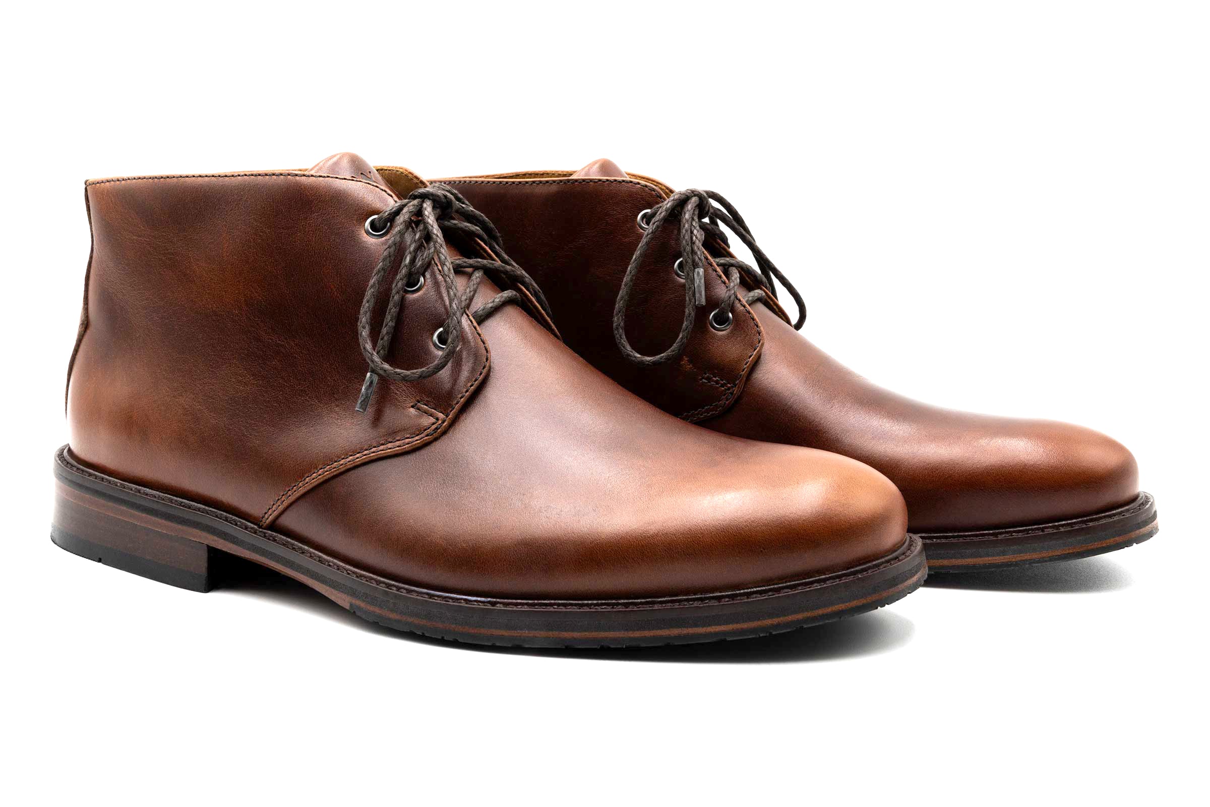 Martin Dingman - Old Row Oiled Saddle Leather Chukka Boots - Cigar