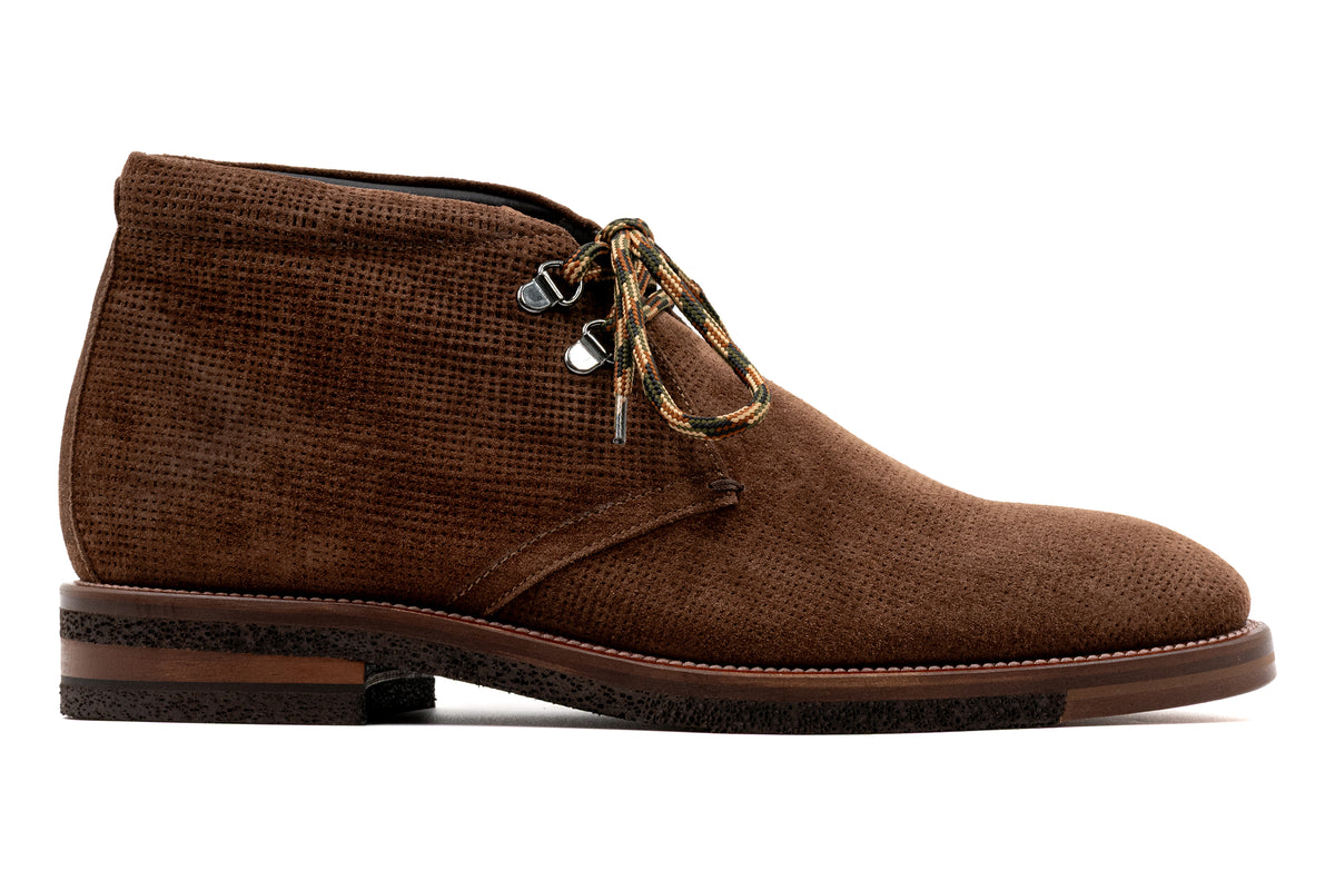 Martin Dingman - Tuscan Italian Suede Chukka - Bark