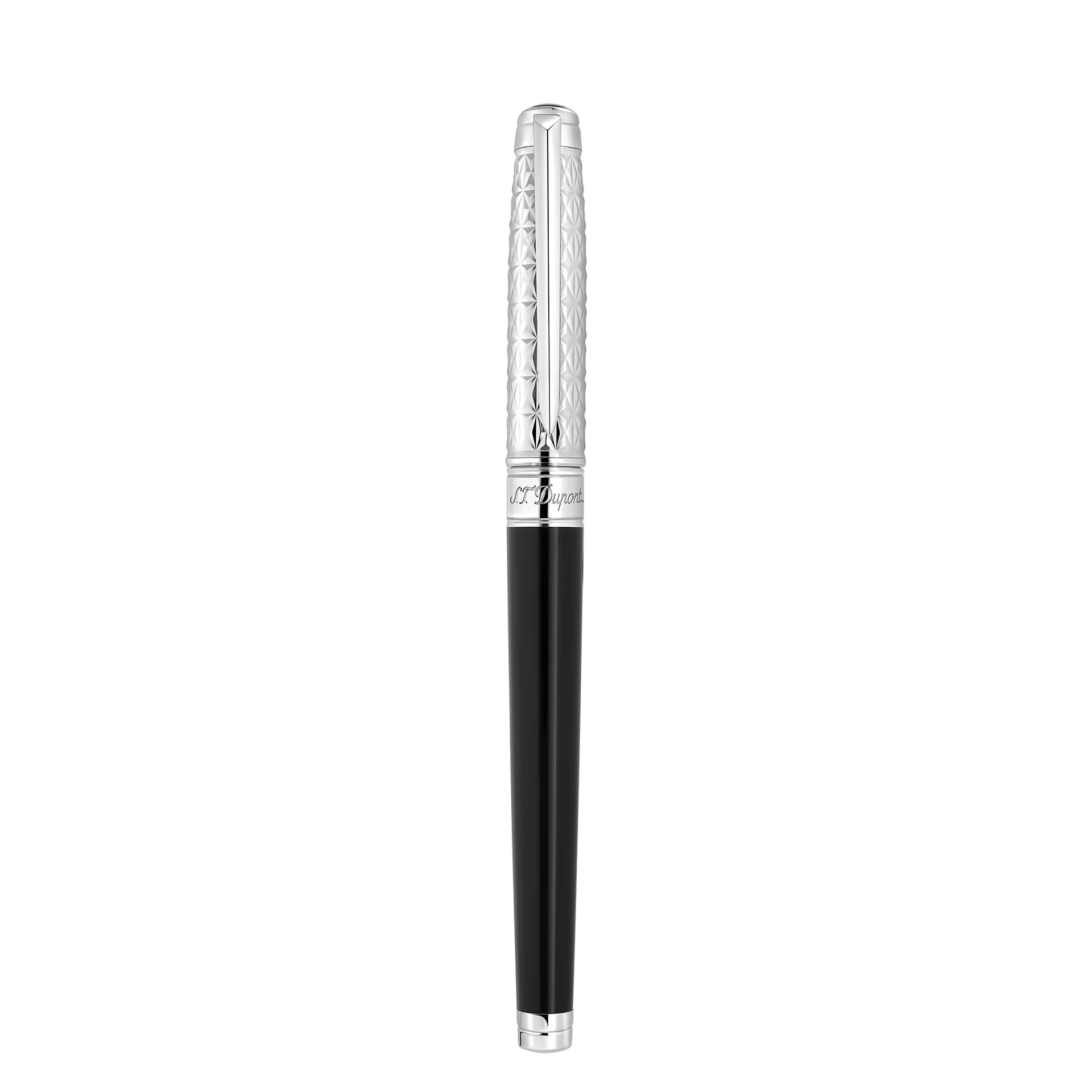 S.T. Dupont - Eternity Medium Black/Palladium Fire X Rollerball Pen