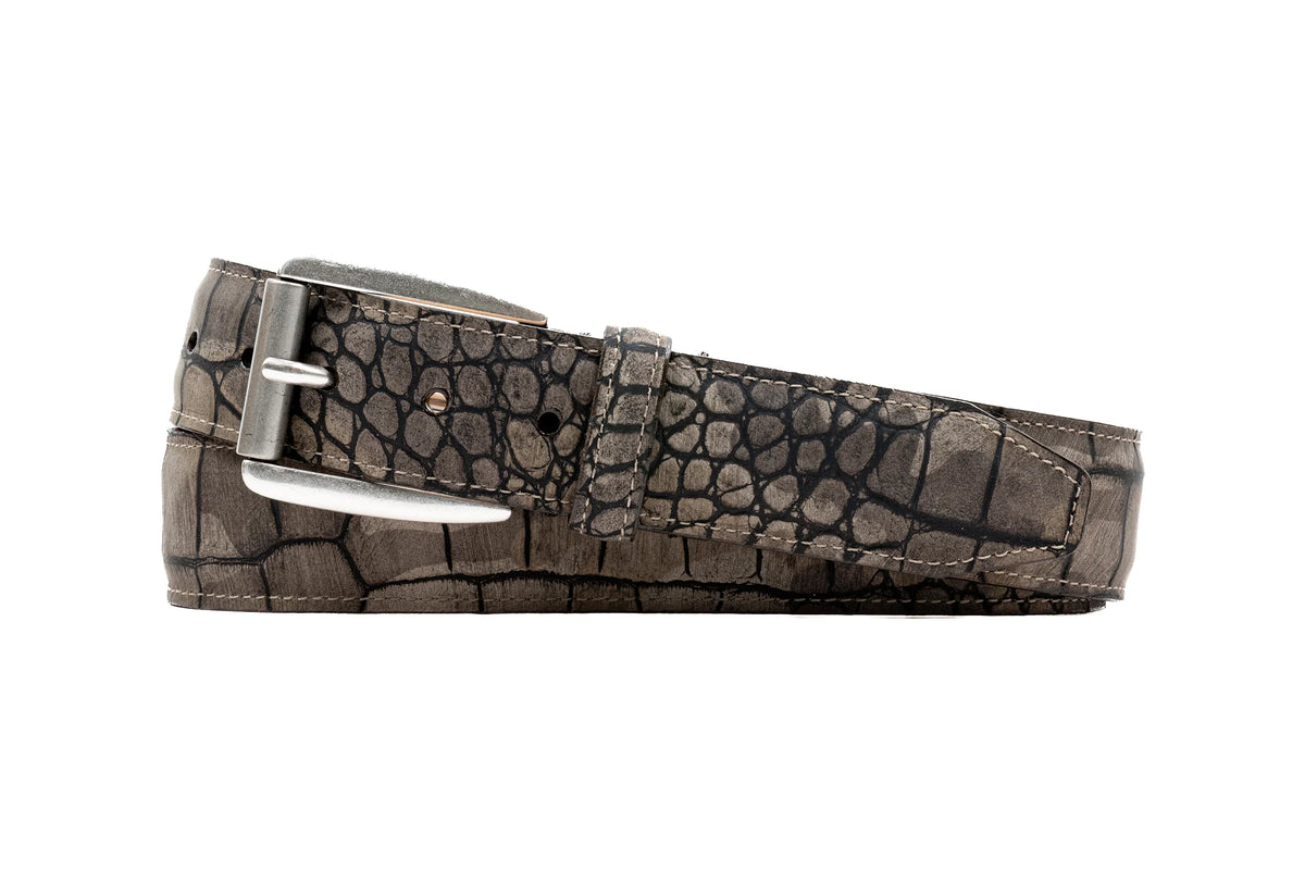 Martin Dingman - Hunt Nubuck Belt - Grey Camo