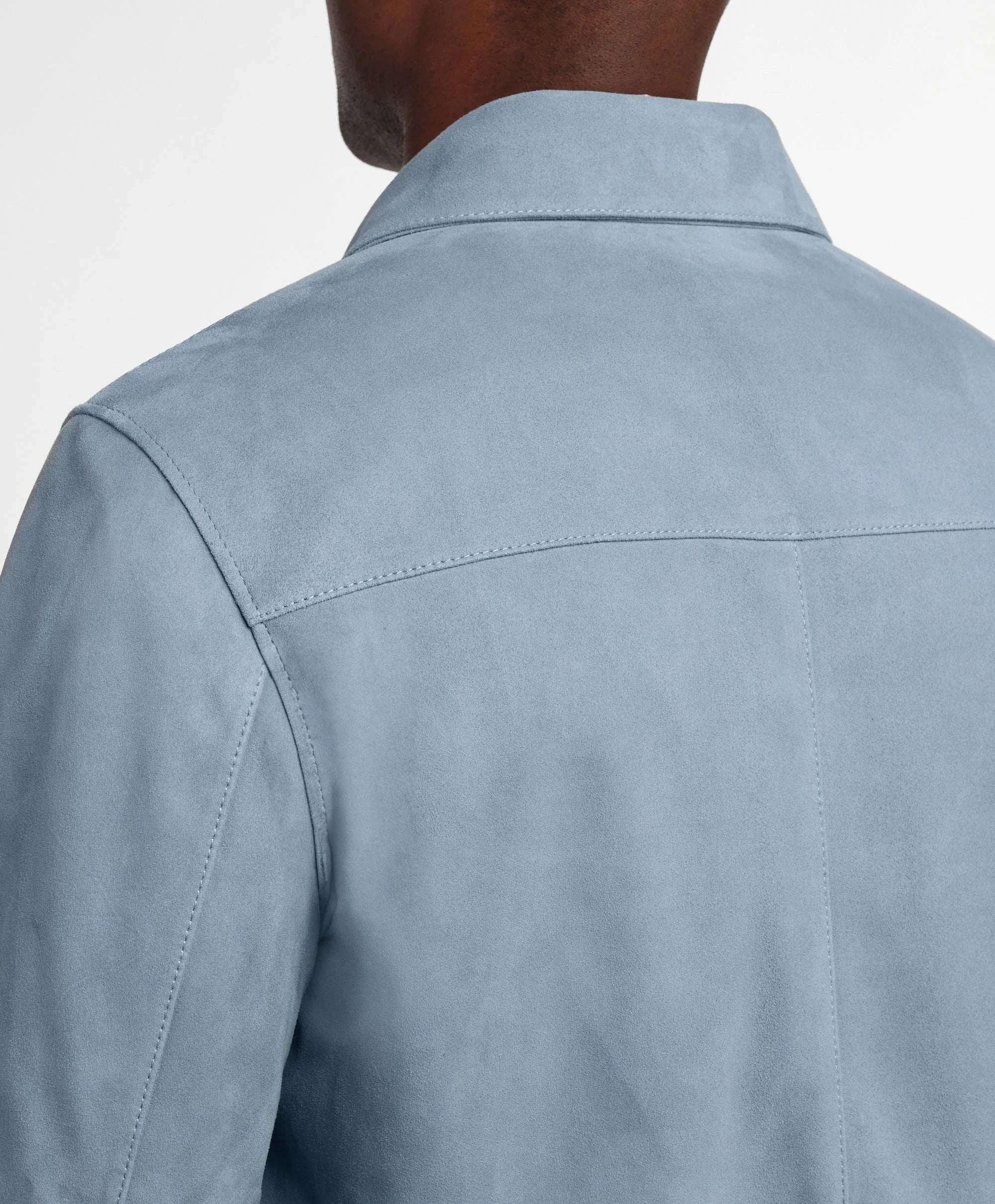 David Donahue - Suede City Jacket - Cloud Blue