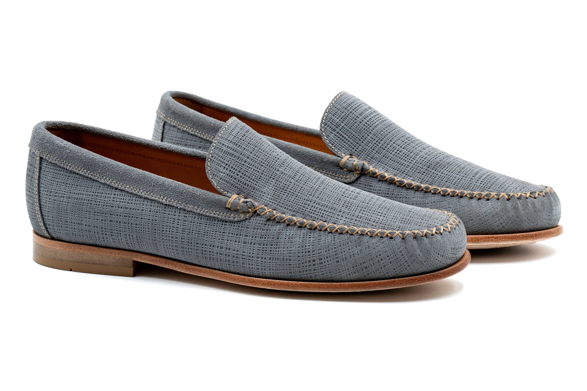Martin Dingman - Country Club Suede Venetian - Blueberry