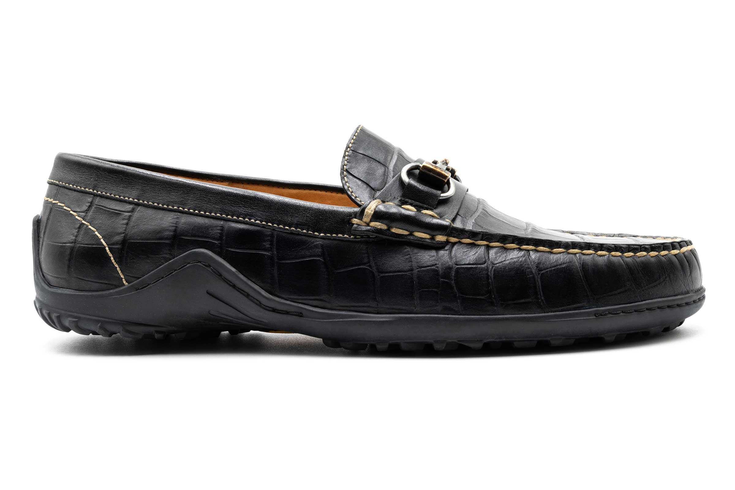 Martin Dingman - Bill Horse Bit Loafer - Black