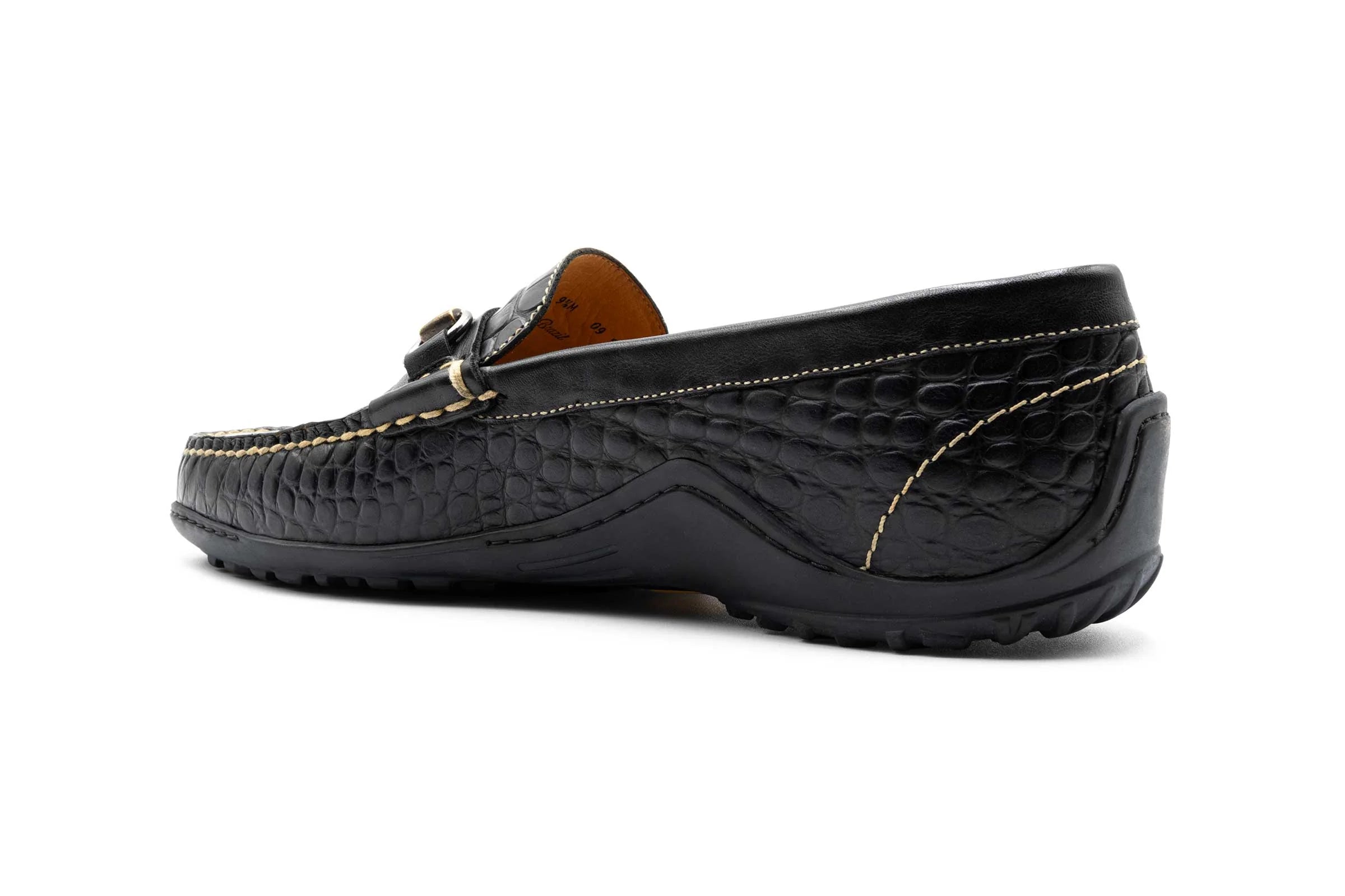 Martin Dingman - Bill Horse Bit Loafer - Black
