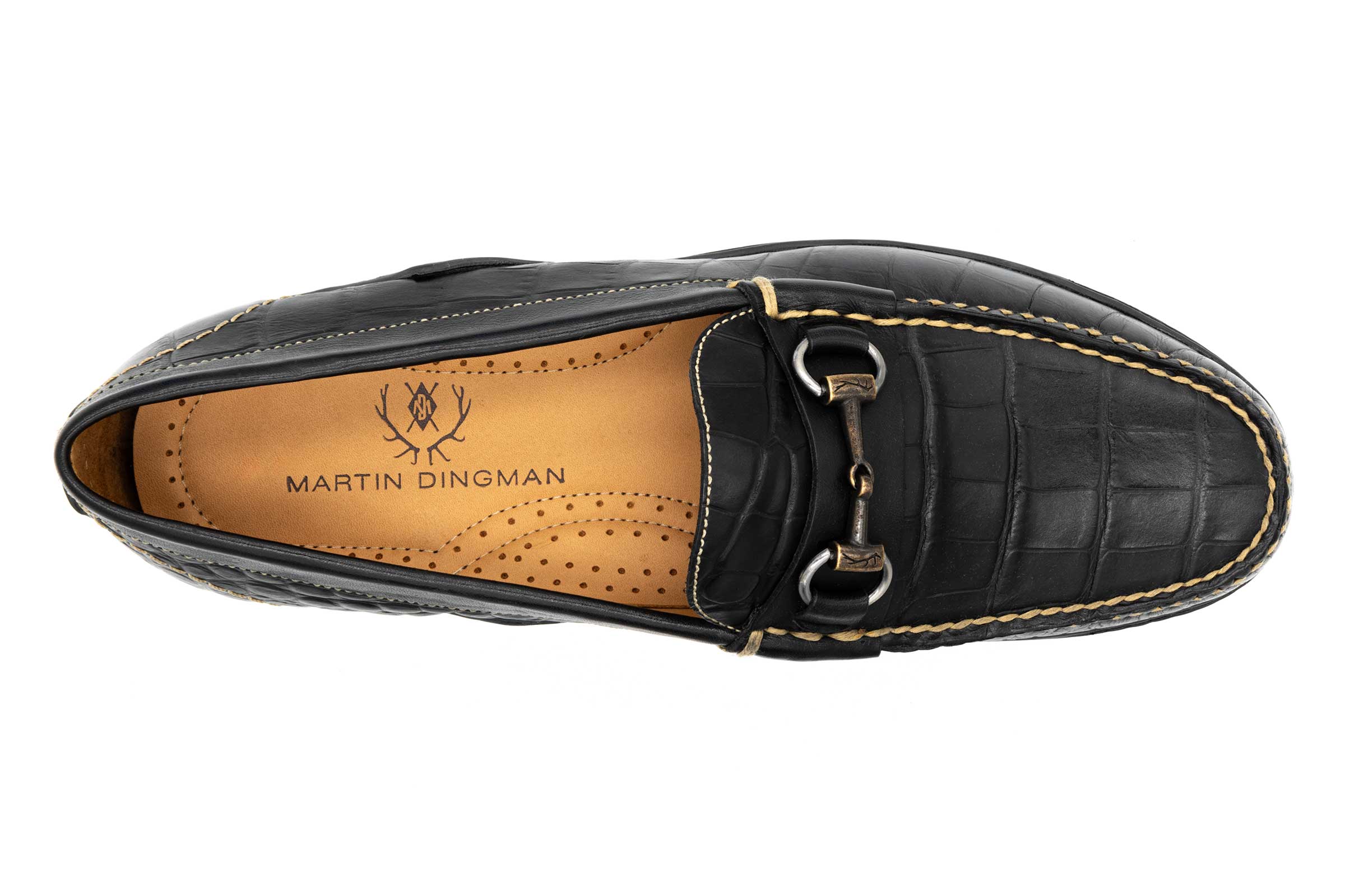 Martin Dingman - Bill Horse Bit Loafer - Black