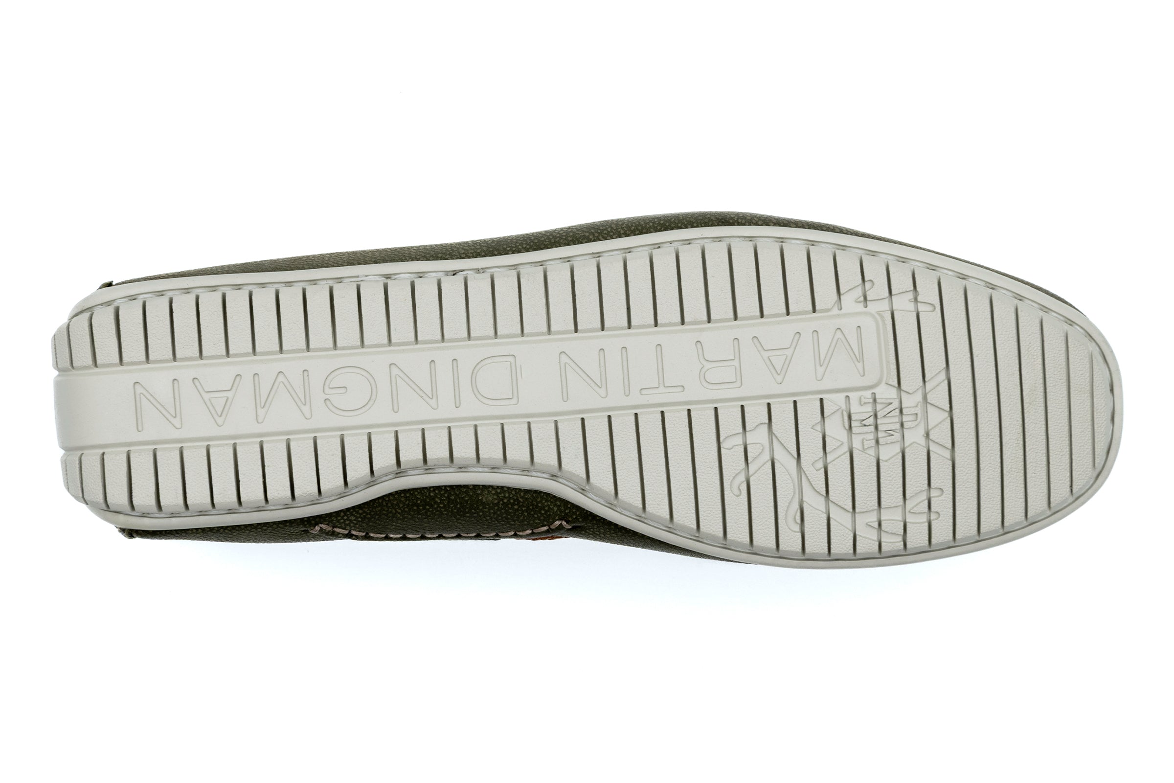 Martin Dingman - Bermuda Nubuck Leather Braided Loafers - Moss