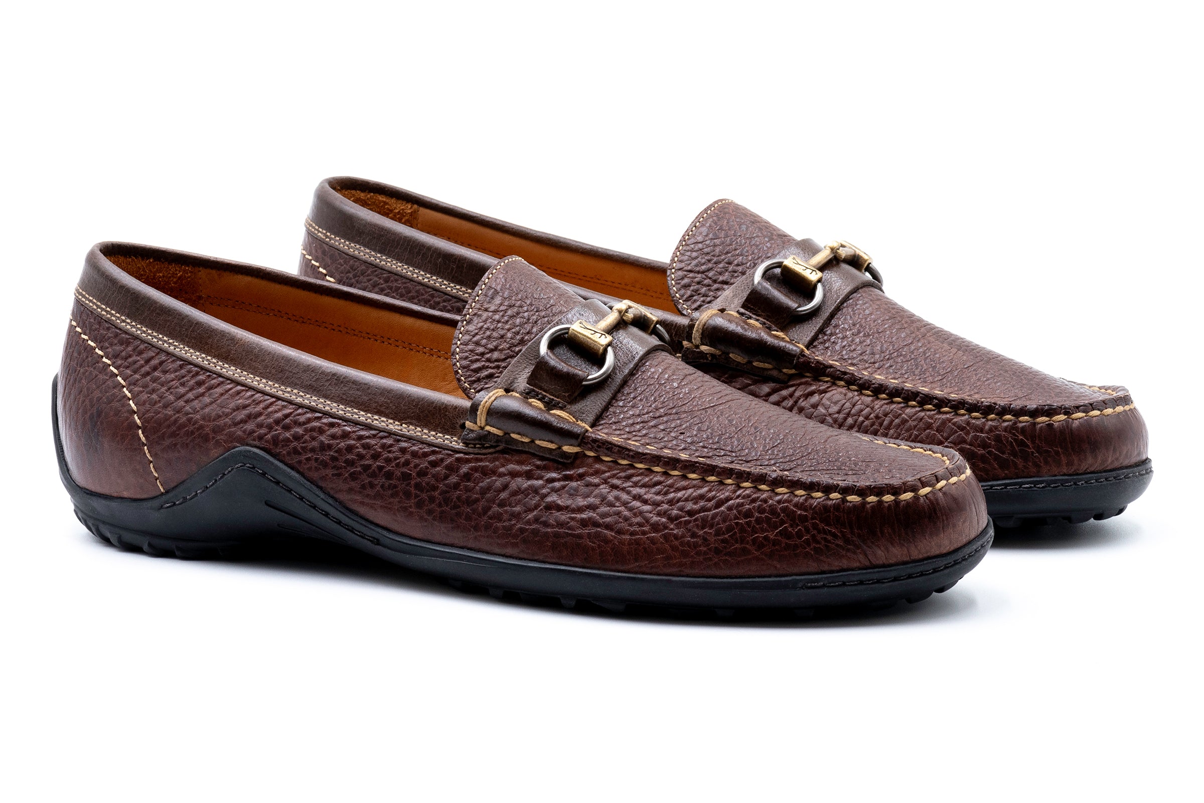 Martin Dingman - Bill Royal Bullhide Horse Bit Loafers - Old Brown