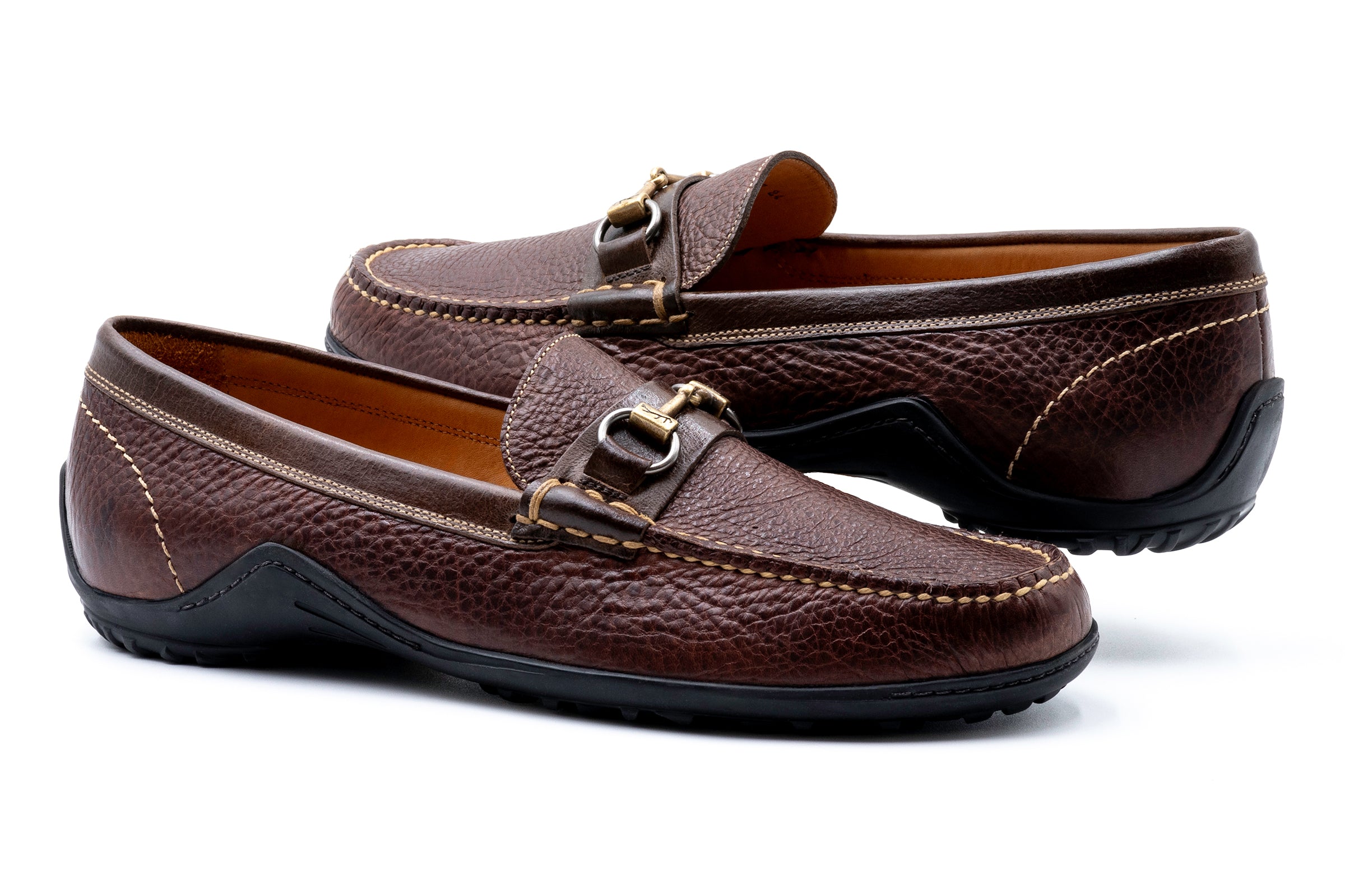 Martin Dingman - Bill Royal Bullhide Horse Bit Loafers - Old Brown