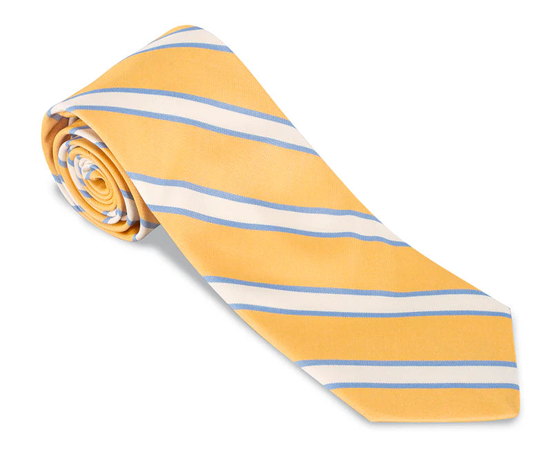 R. Hanauer - Yellow Dudley Stripes Necktie