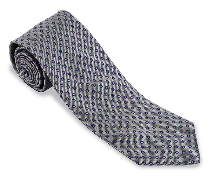 R. Hanauer - Gray Madison Neats Necktie