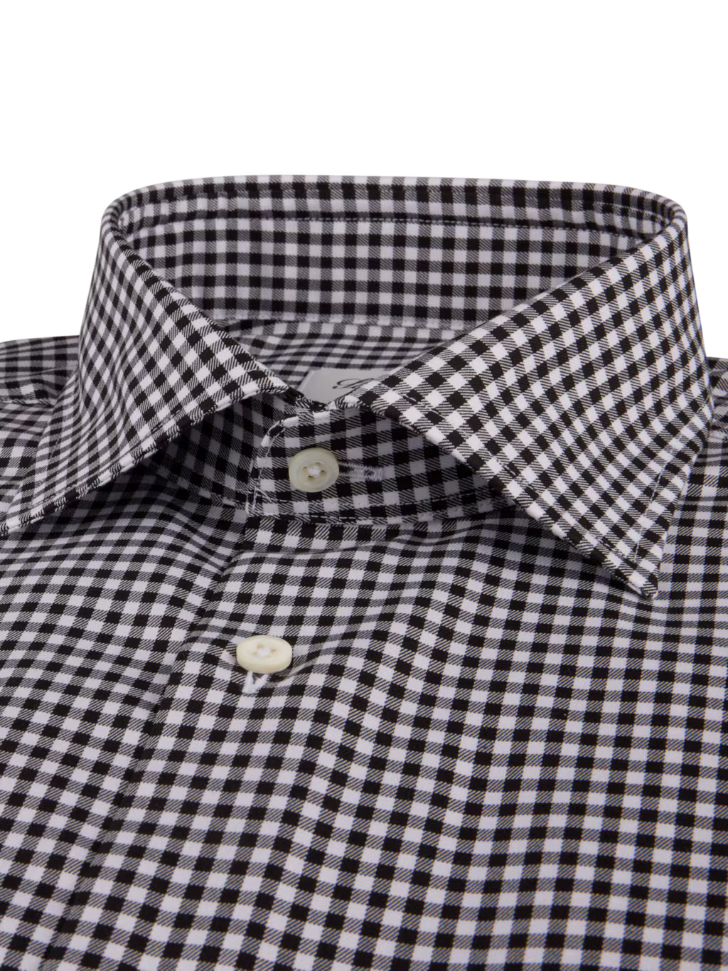 Stenströms - Black and White Check Shirt