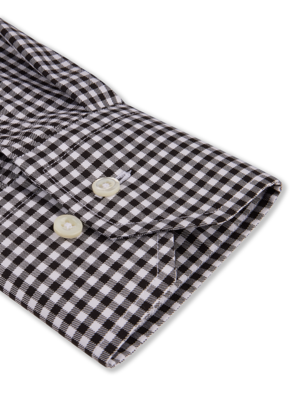 Stenströms - Black and White Check Shirt
