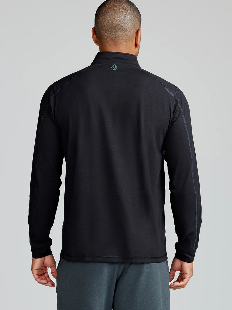 Tasc - Fergy Dawg Carrollton Quarter Zip - Black/Gunmetal