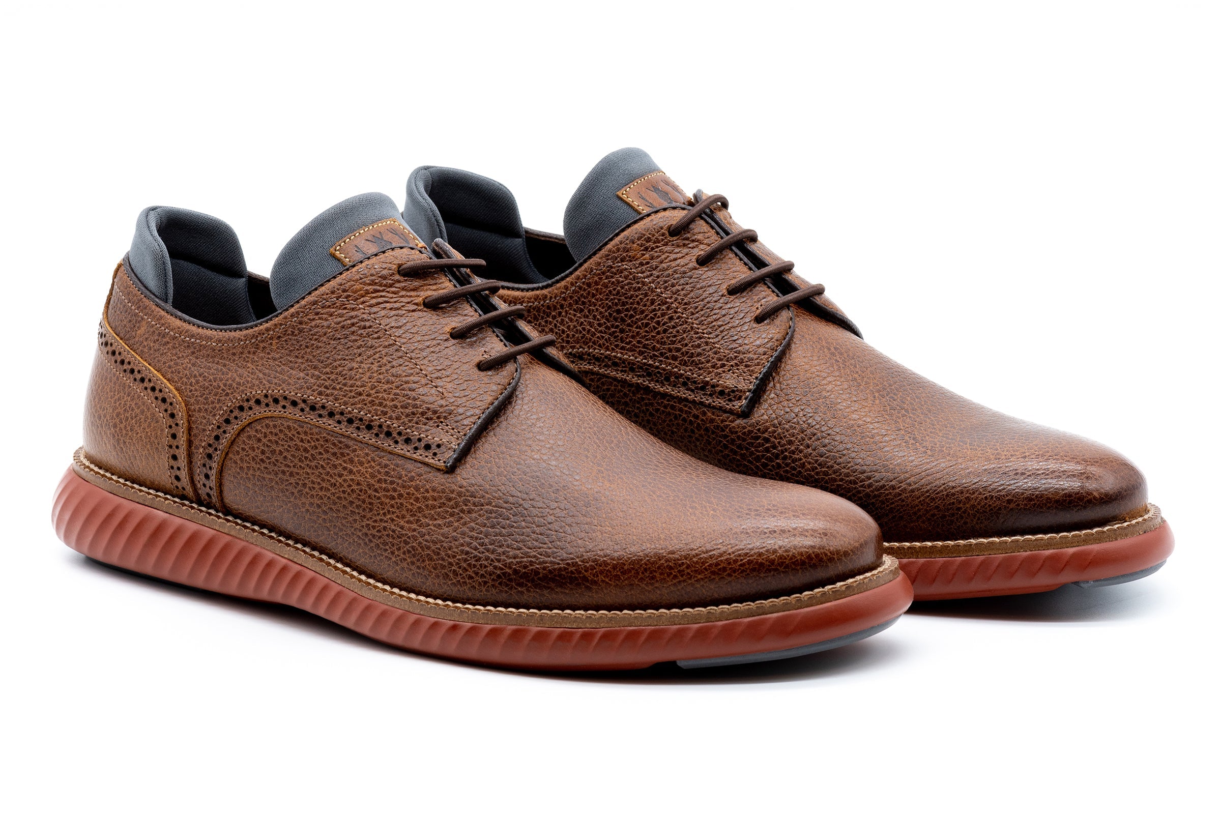 Martin Dingman - Countryaire Pebble Grain Plain Toe - Oak