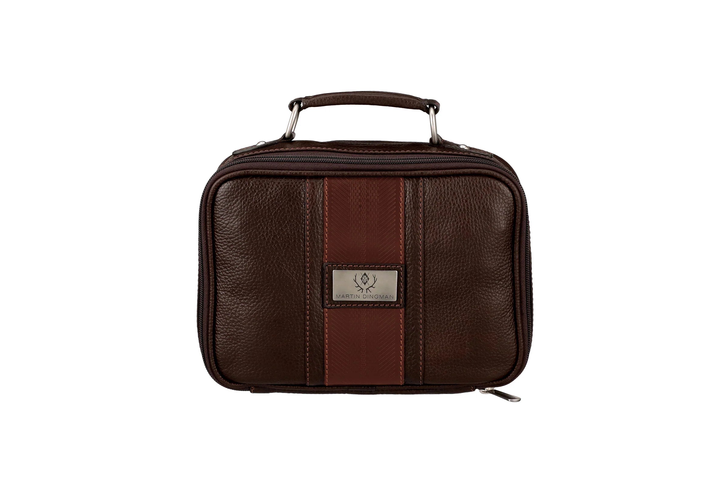 Martin Dingman - Journey Shave Case - Chocolate Tumbled