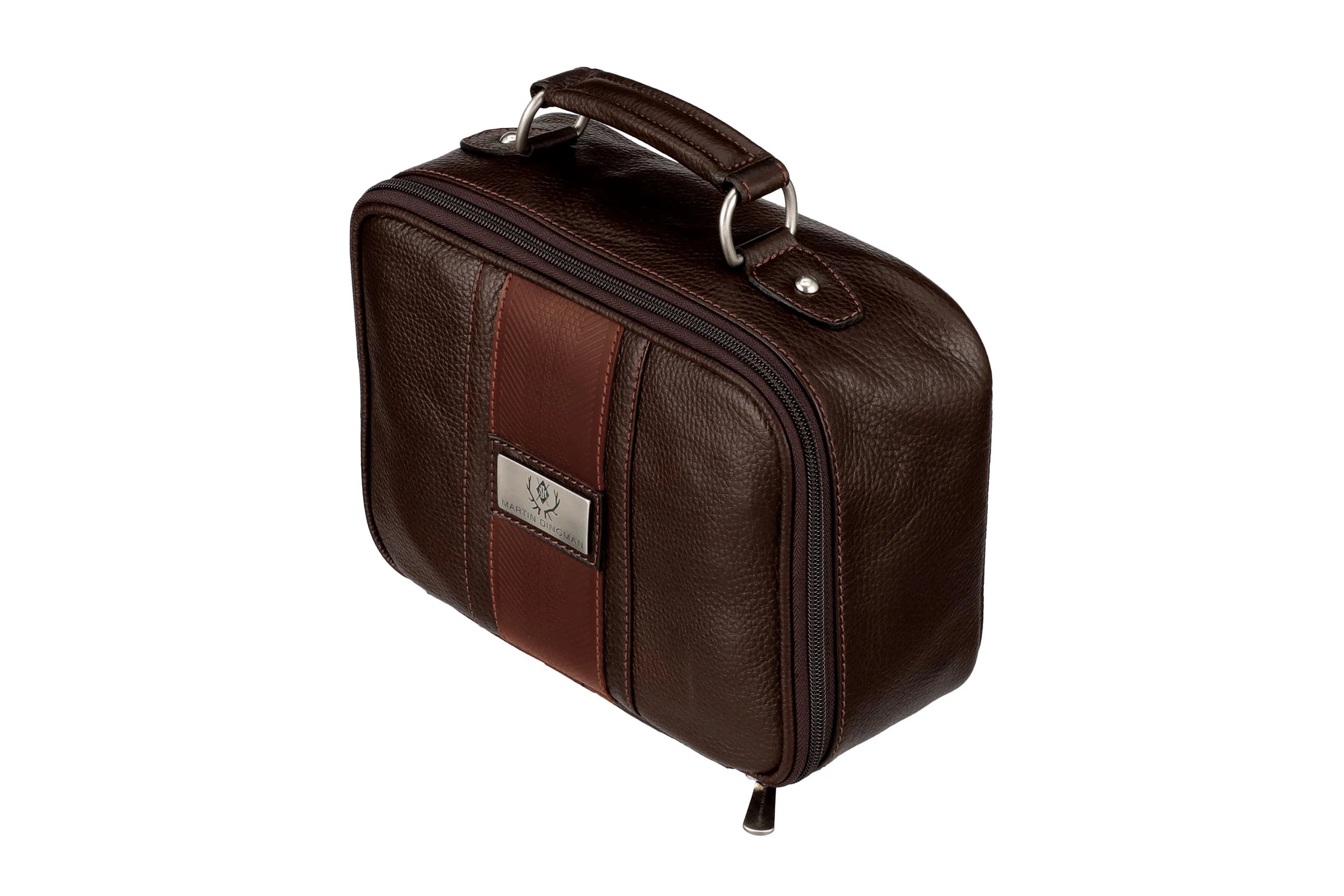 Martin Dingman - Journey Shave Case - Chocolate Tumbled