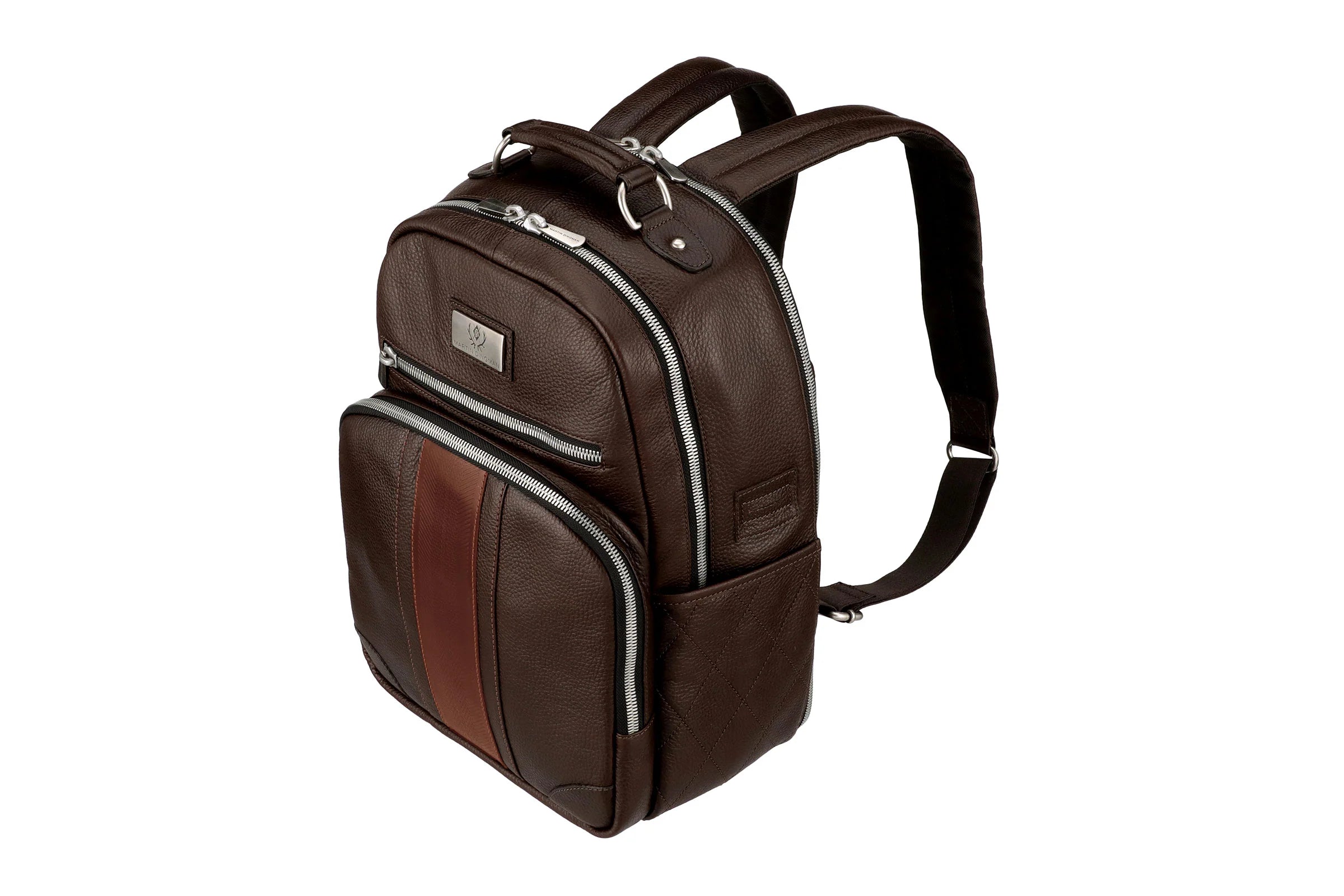 Martin Dingman - Globe Trotter Backpack - Chocolate Tumbled