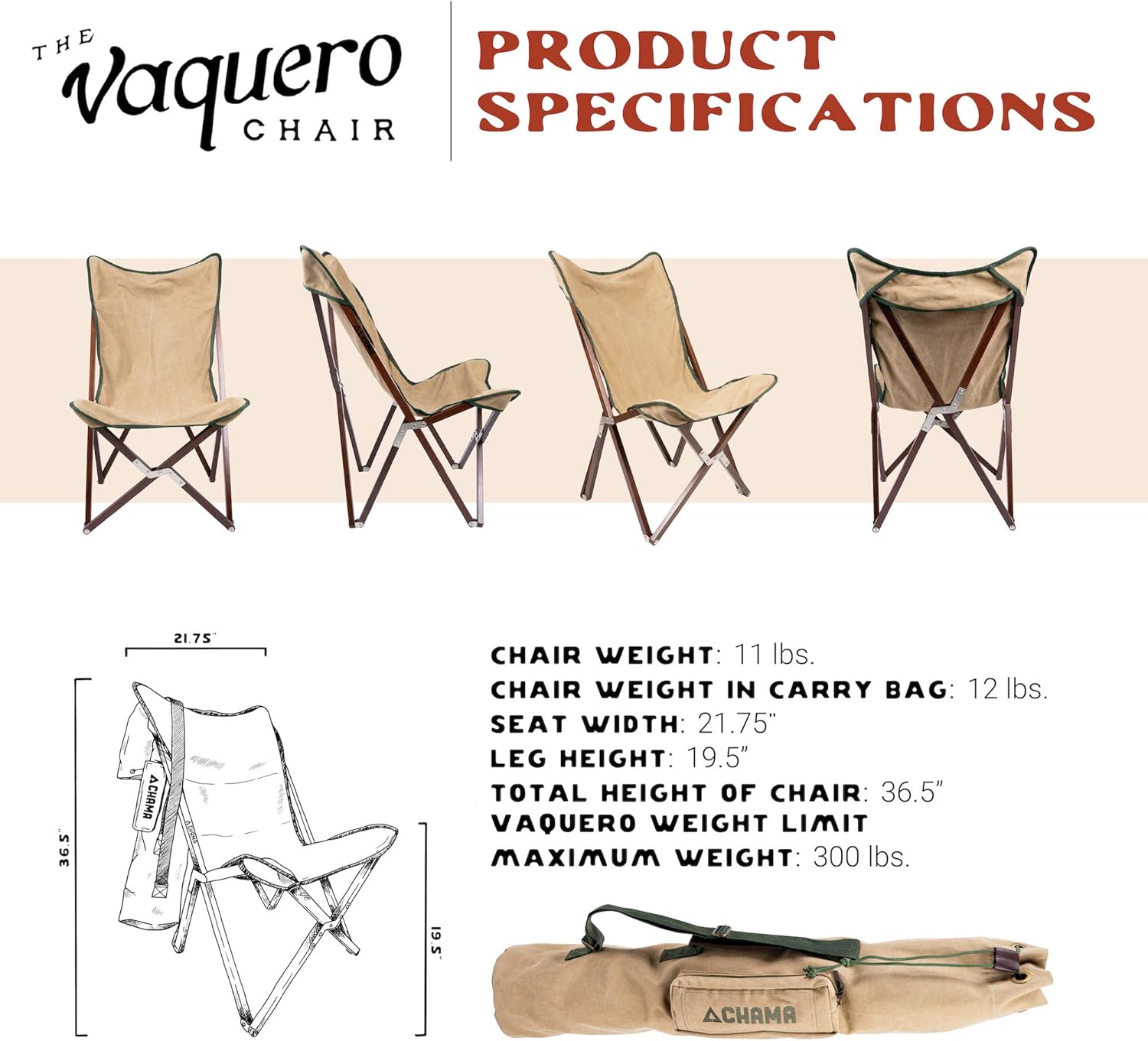 CHAMA - Vaquero Chair