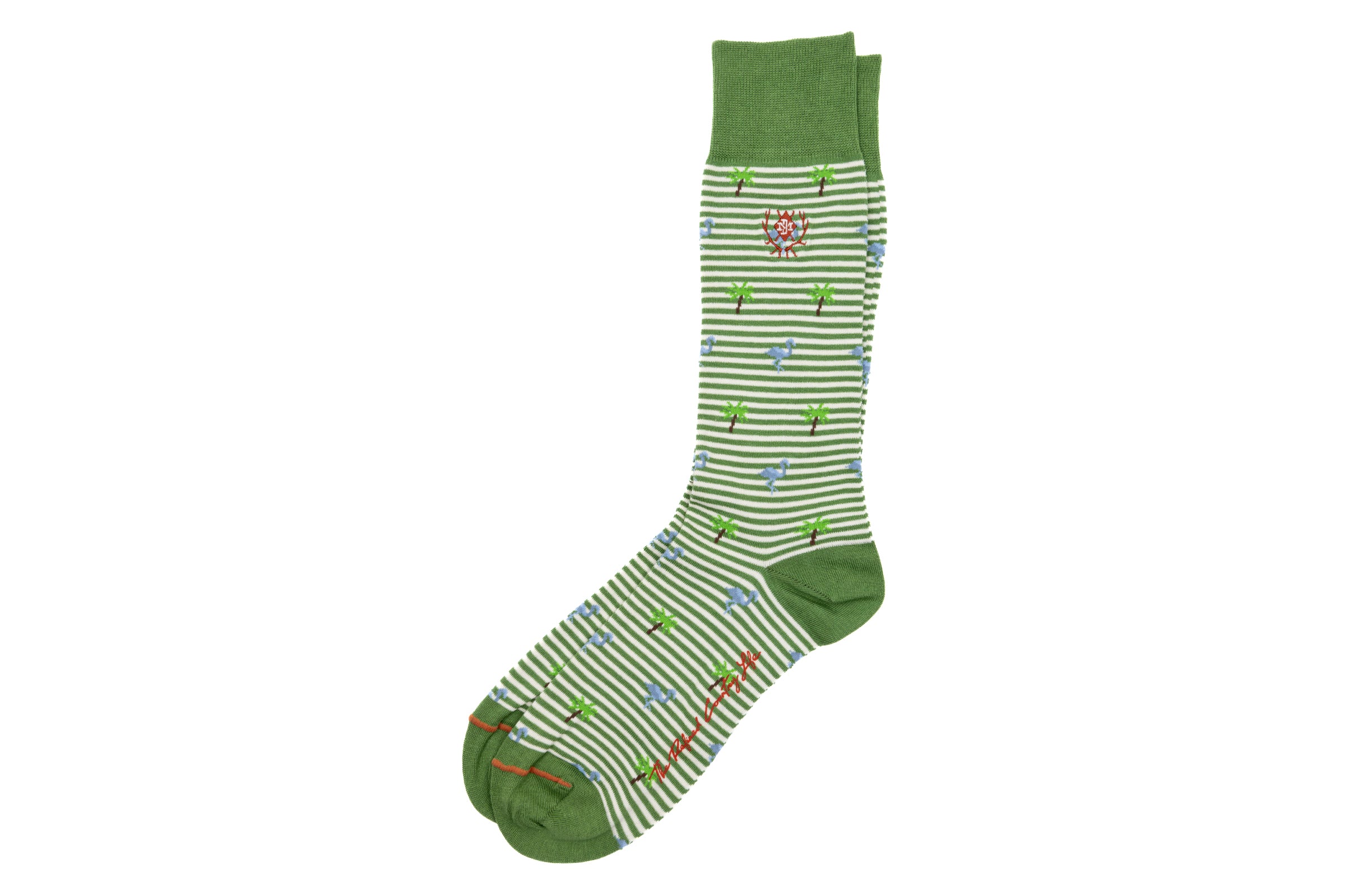 Martin Dingman - Tropical Stripe Peruvian Pima Socks