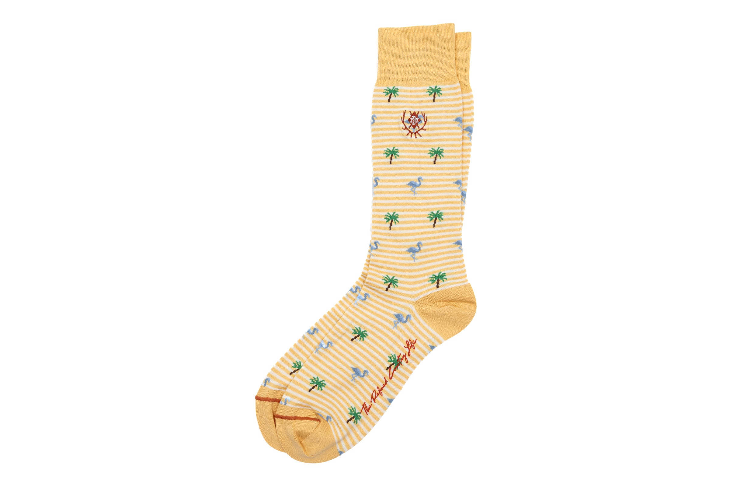Martin Dingman - Tropical Stripe Peruvian Pima Socks