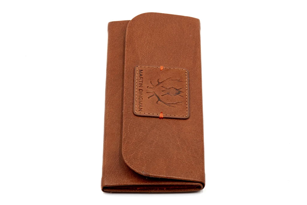 Martin Dingman - Sarasota Italian Saddle Leather Eyeglass Case - Russet