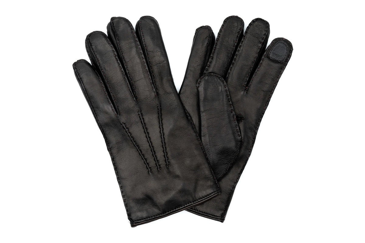 Martin Dingman - Classic Italian Lamb Gloves - Black