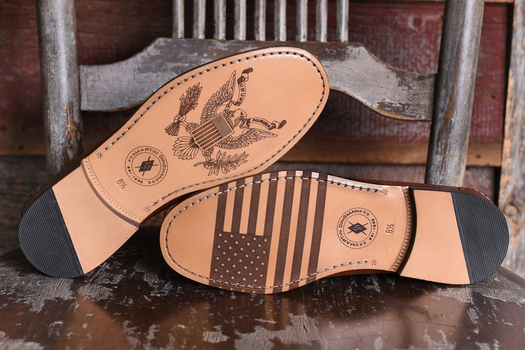 Martin Dingman - All American Alligator Grain Horse Bit Loafers - Chestnut