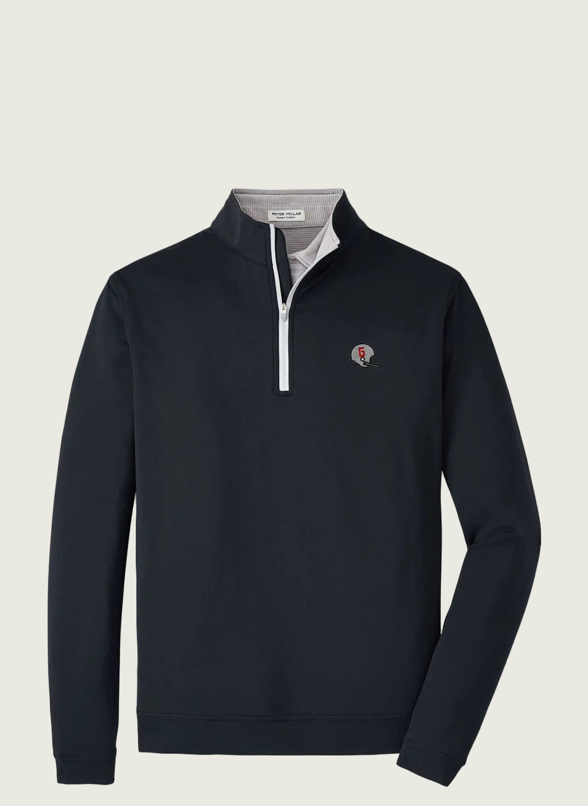 Peter Millar - Perth 1962 Helmet Solid Stretch Quarter Zip - Black