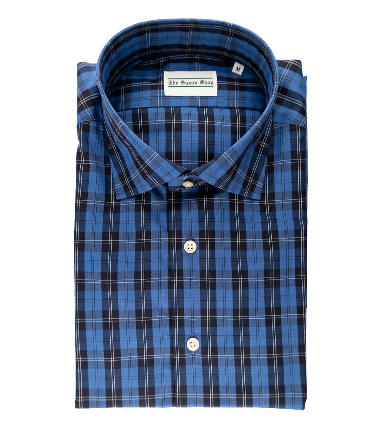 The Saxon Shop - Blue Plaid Shirt
