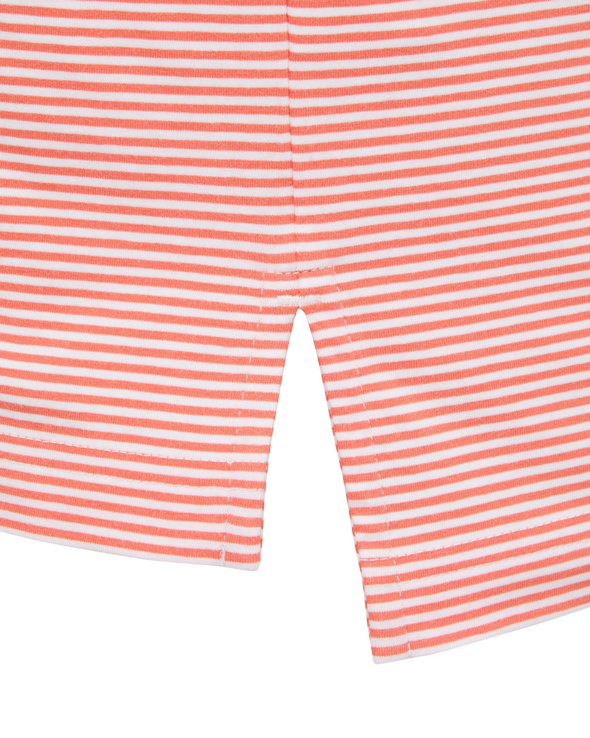 Gresham Reed - Orange & White Stripe Polo