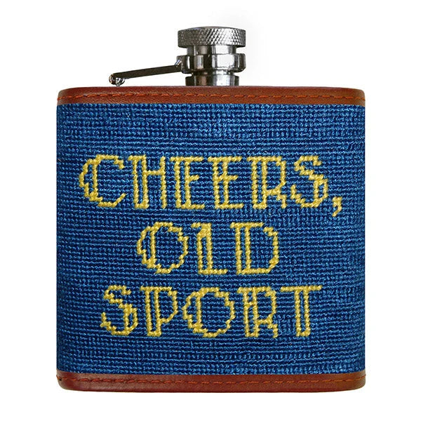 Smathers & Branson - Cheers Old Sport Flask - Blueberry