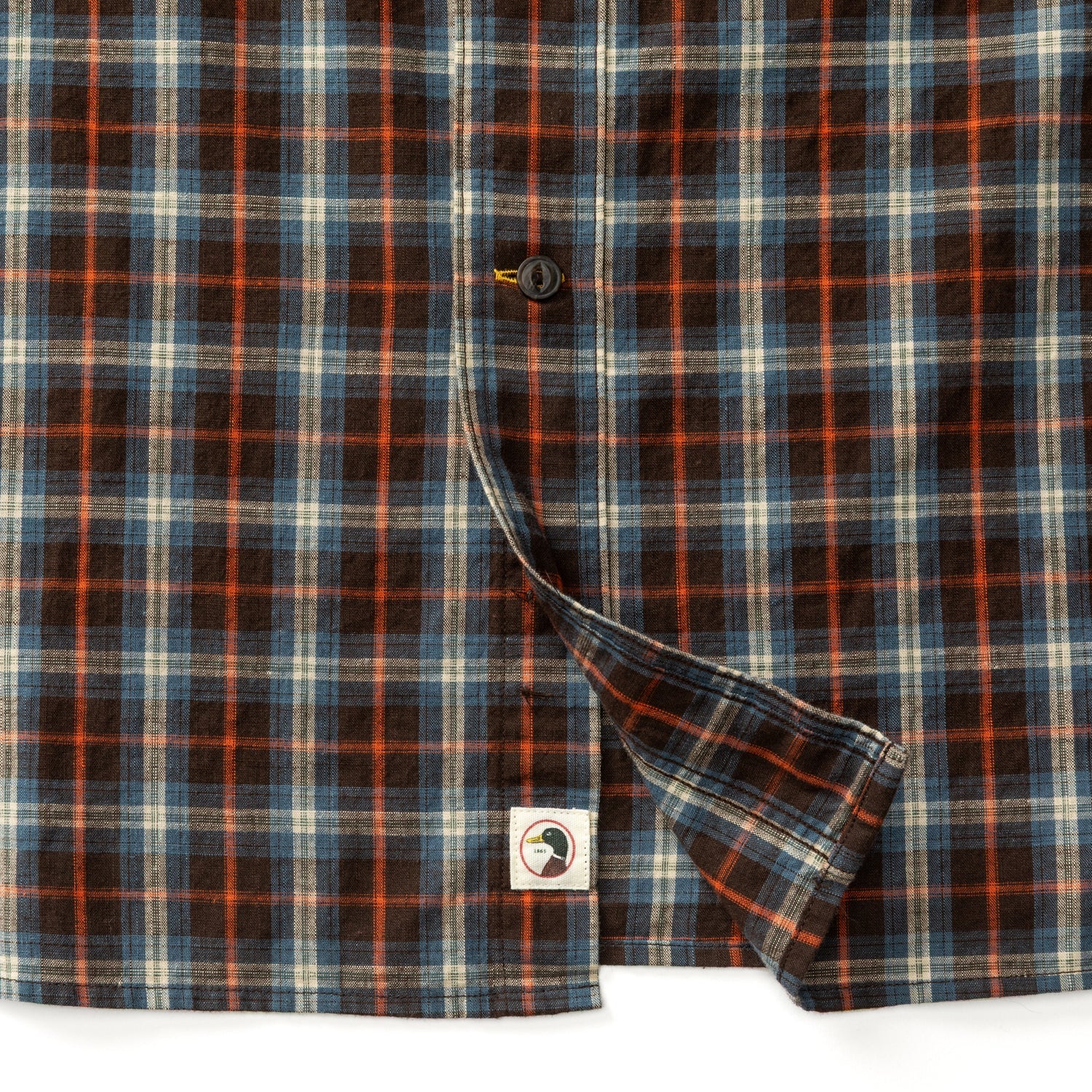 Duck Head - Cotton Slub Sport Shirt - Dark Brown