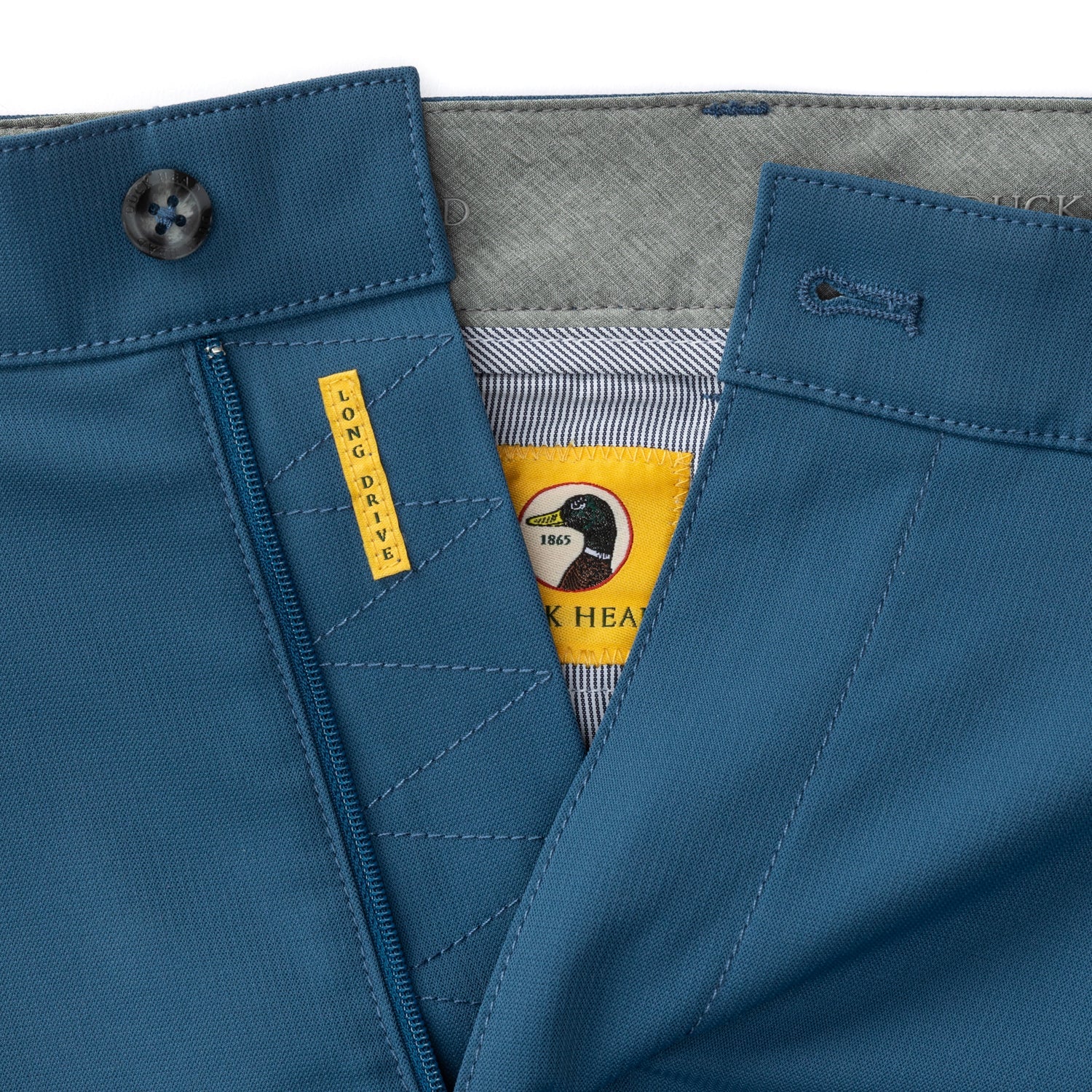 Duck Head - Long Drive Performance Short 9" - Midnight Blue