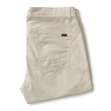 Duck Head - Pinpoint Canvas Five-Pocket Pant - Stone