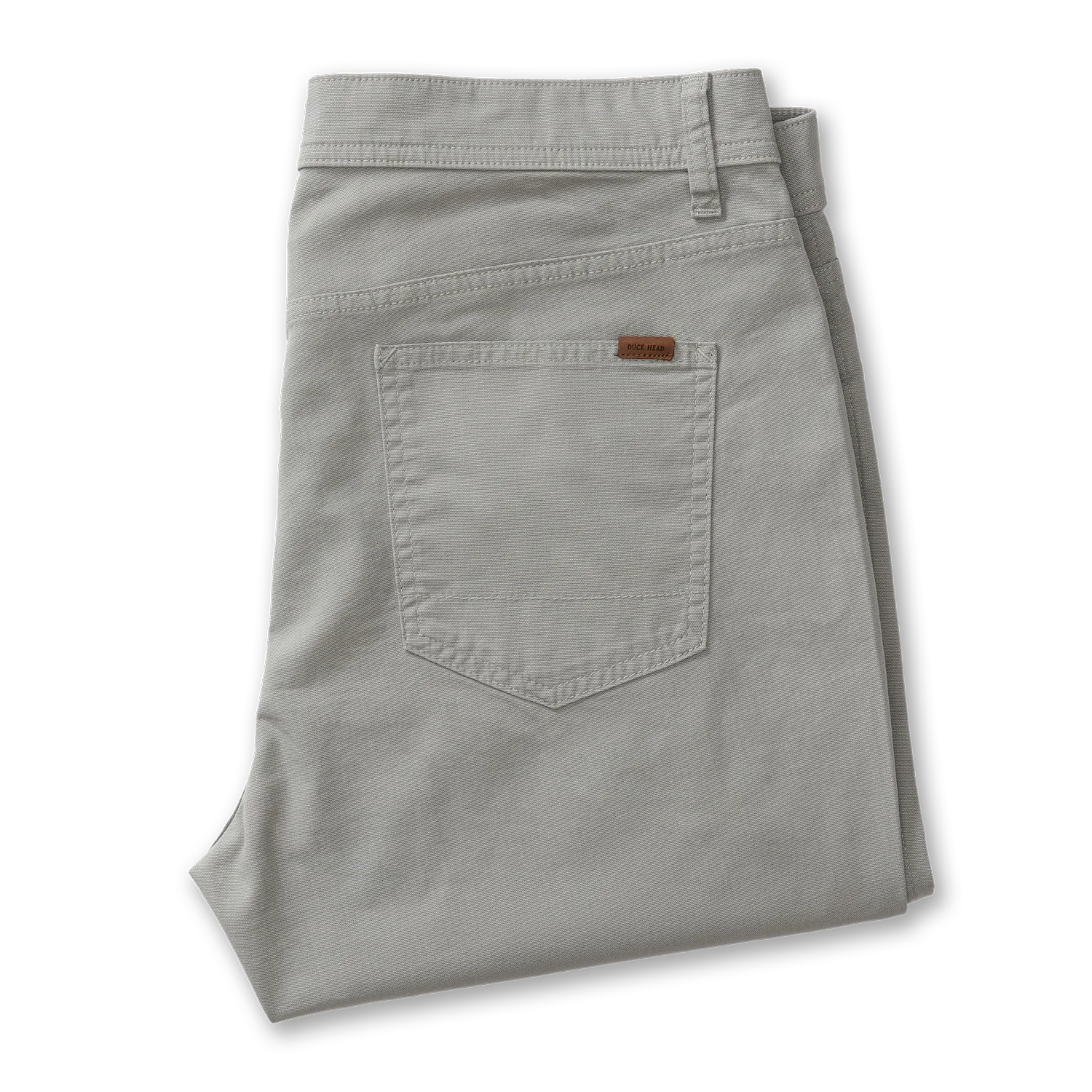 Duck Head - Pinpoint Canvas Five-Pocket Pant - Limestone Gray